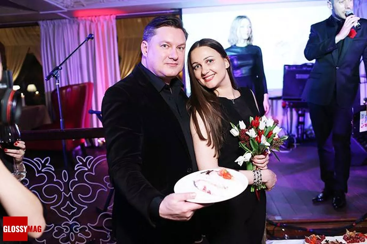 Виктор и Лена Гостищевы — издатели и владельцы Love2Beauty.ru на праздновании 2-летия Love2Beauty.ru в EMPORIO CAFE, 20 ноября 2014 г.