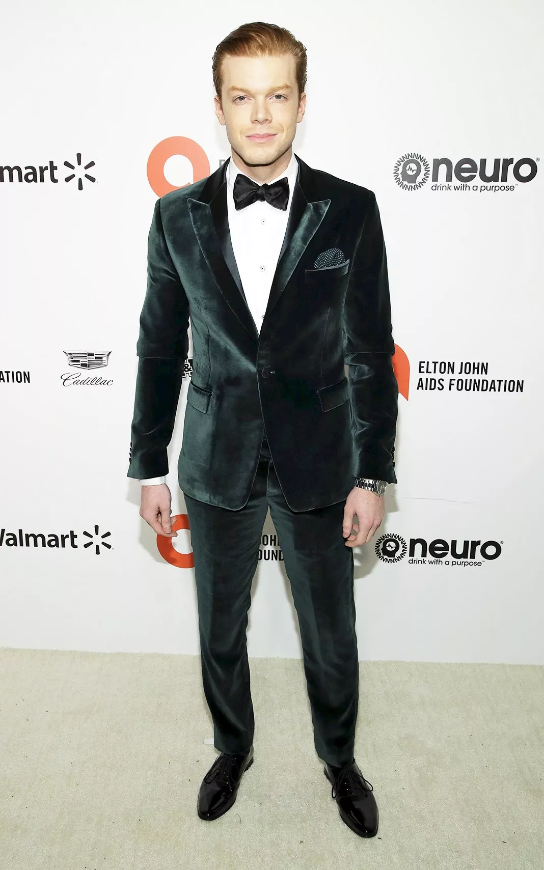 Камерон Монахэн на вечеринке 28th Annual Elton John AIDS Foundation Academy Awards Viewing Party в Западном Голливуде, 9 февраля 2020 г.