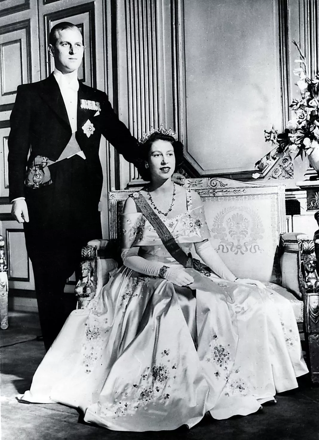 Портрет королевы Елизаветы II и принца Филиппа, герцога Эдинбургского