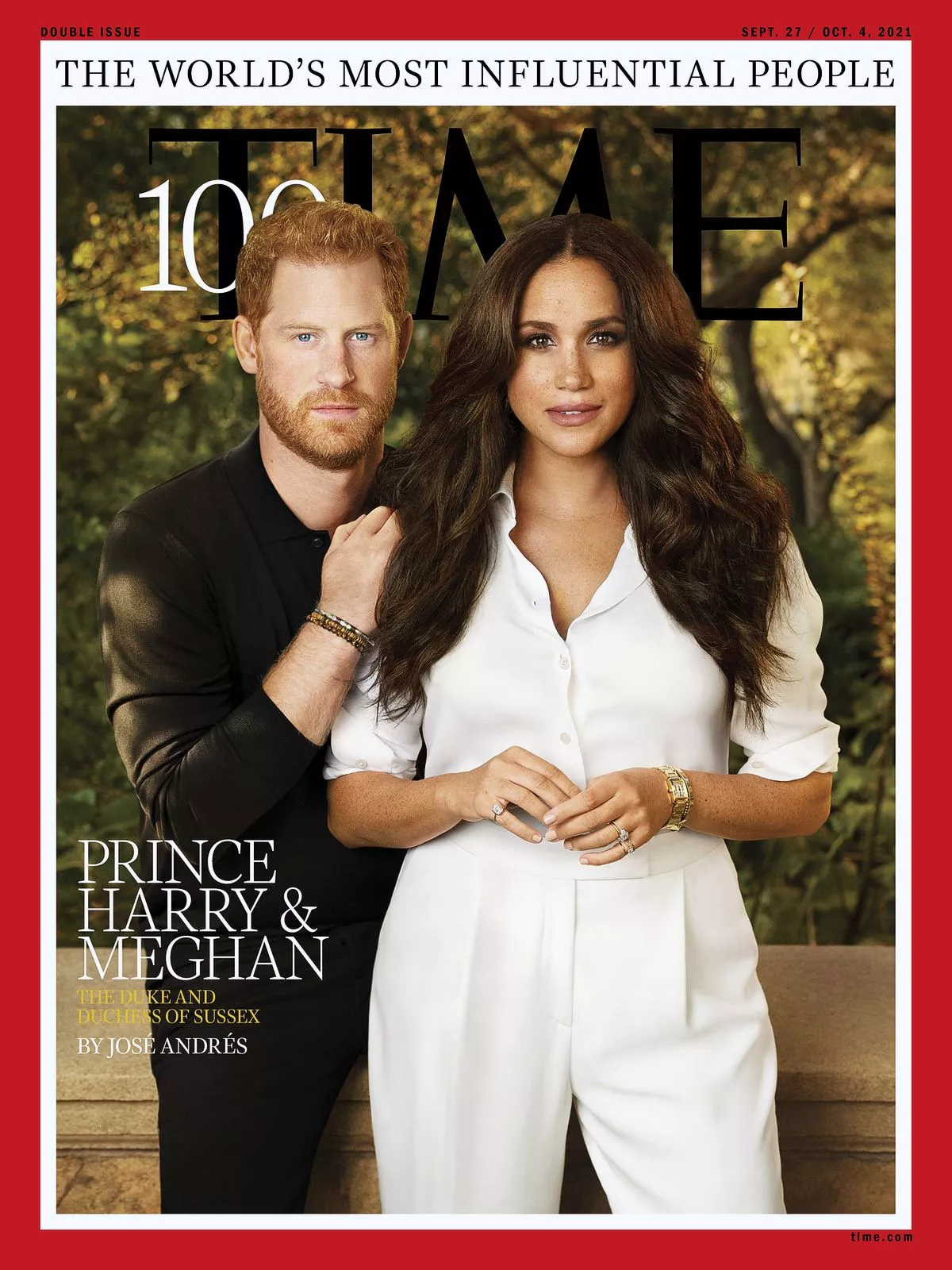 Гарри и Меган на обложке журнала Time 100 самых влиятельных людей