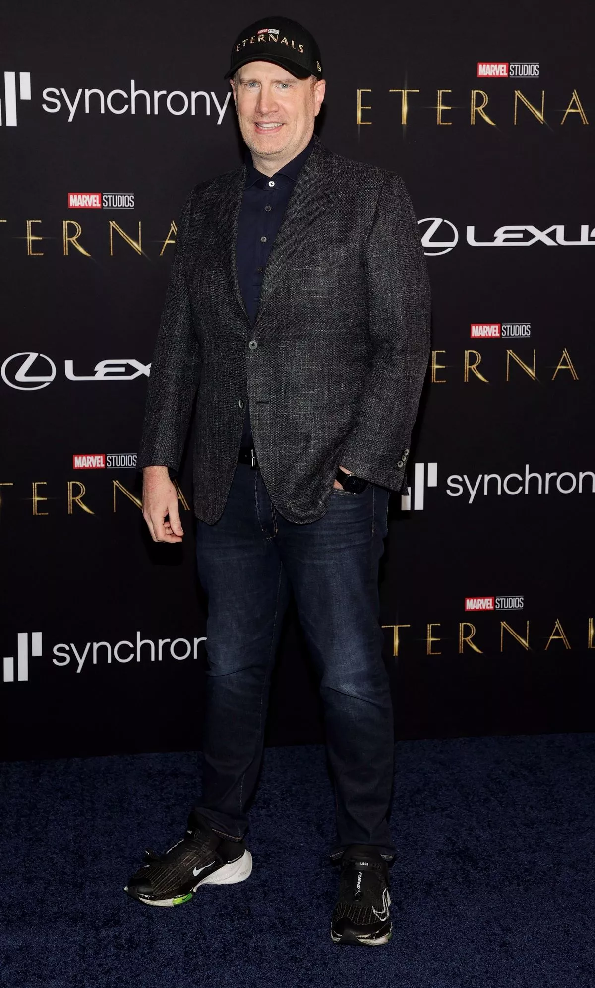 Глава Marvel Entertainment Кевин Файги на премьере фильма «Вечные»