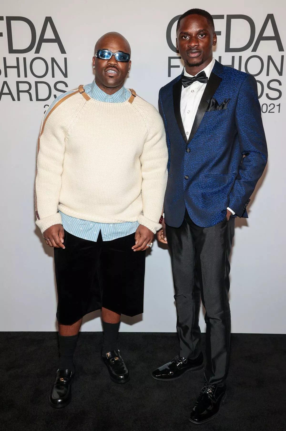 Эйсап Ферг (A$AP Ferg) (слева) на церемонии вручения наград CFDA Fashion Awards 2021