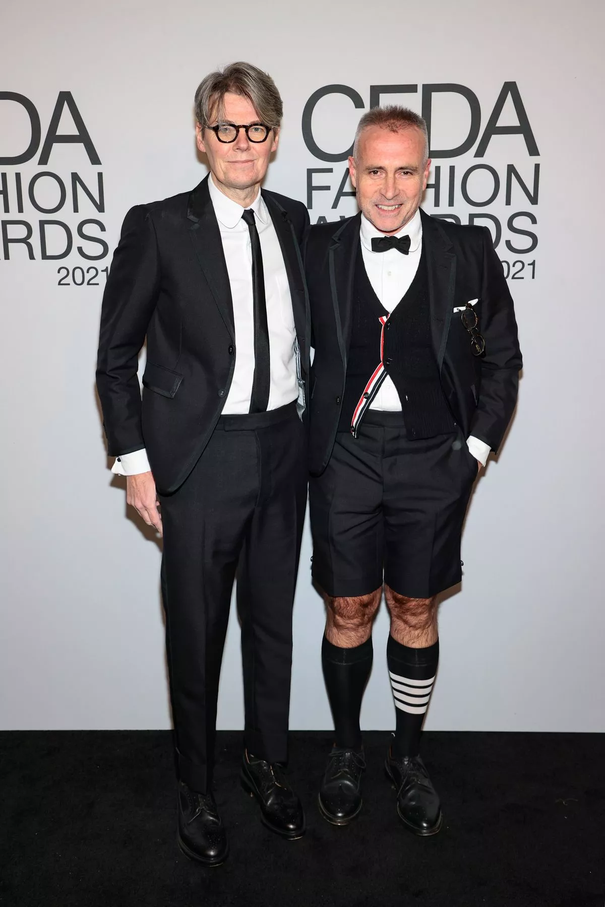 Эндрю Болтон и Том Браун на церемонии вручения наград CFDA Fashion Awards 2021