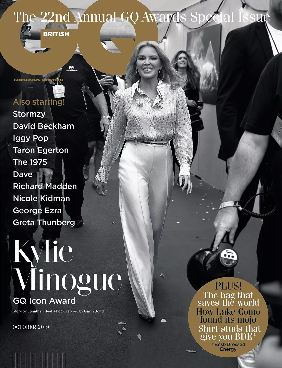 Кайли Миноуг на обложке журнала GQ British