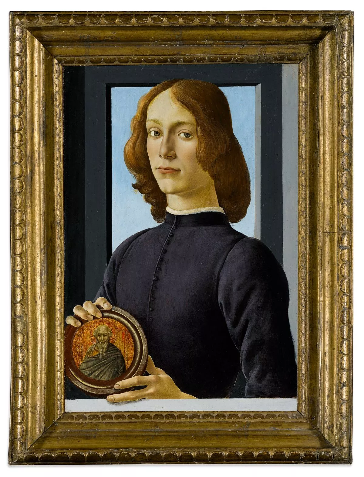 Картина «Портрет молодого человека с медальоном» Сандро Боттичелли, фото 1