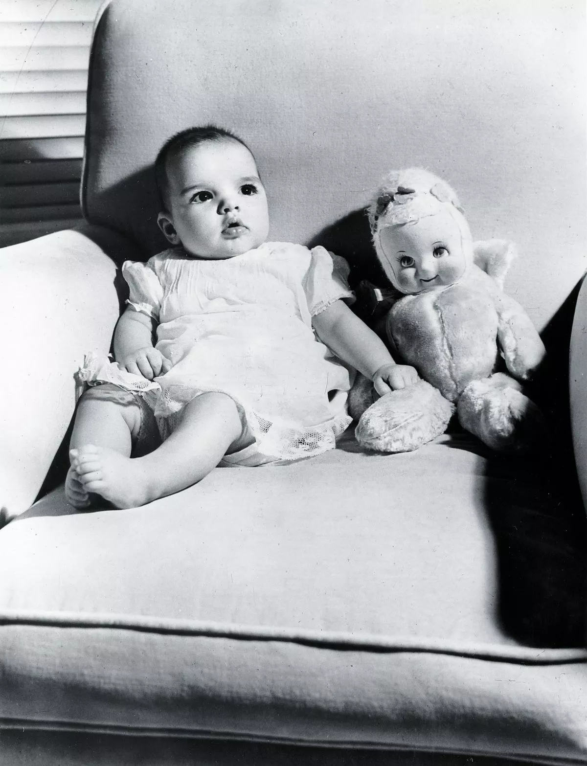 Портрет малышки Лайзы Миннелли, дочери актрисы Джуди Гарленд