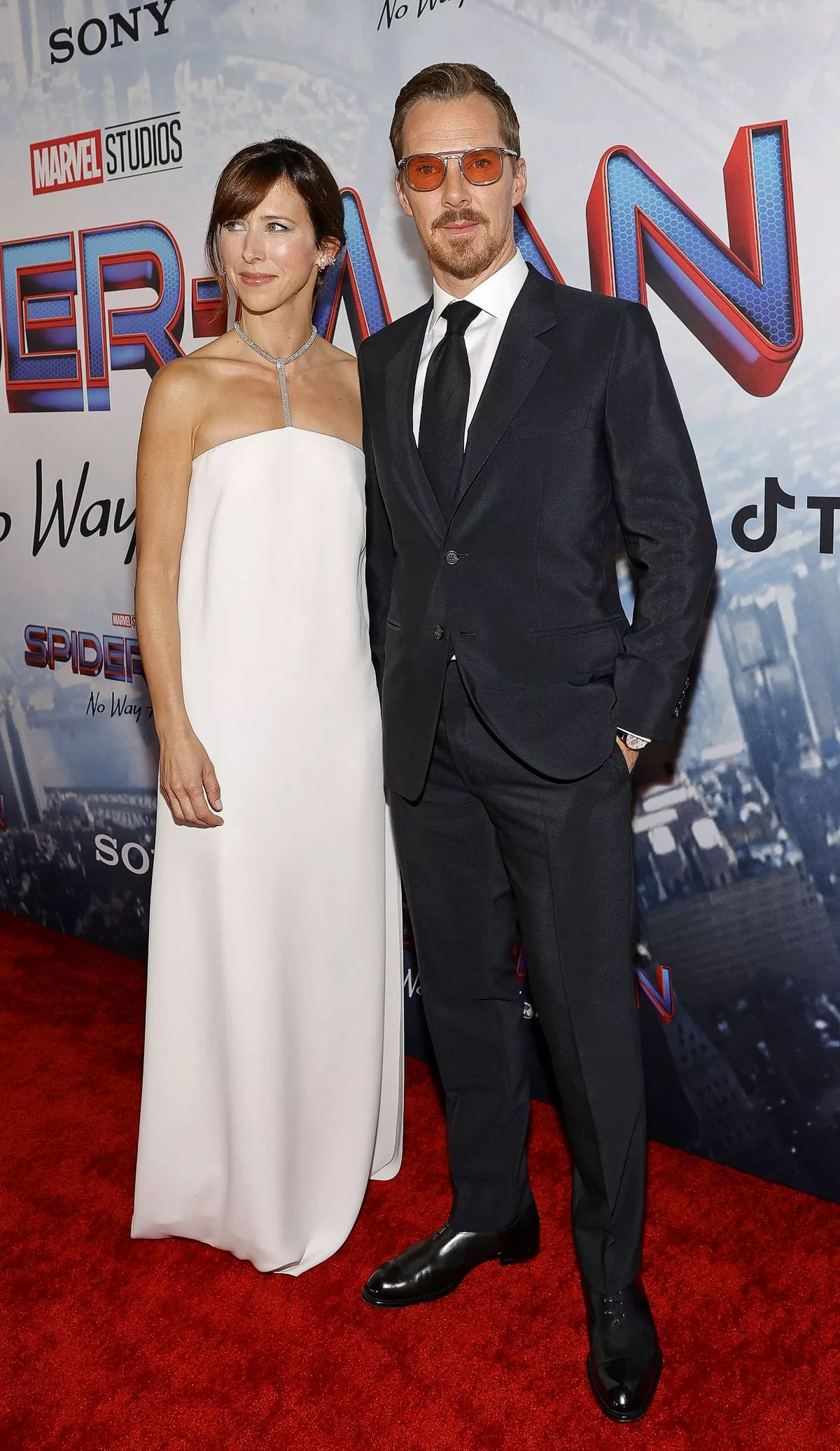 Софи Хантер и Бенедикт Камбербэтч на премьере фильма «Человек-Паук: Нет пути домой», фото 1