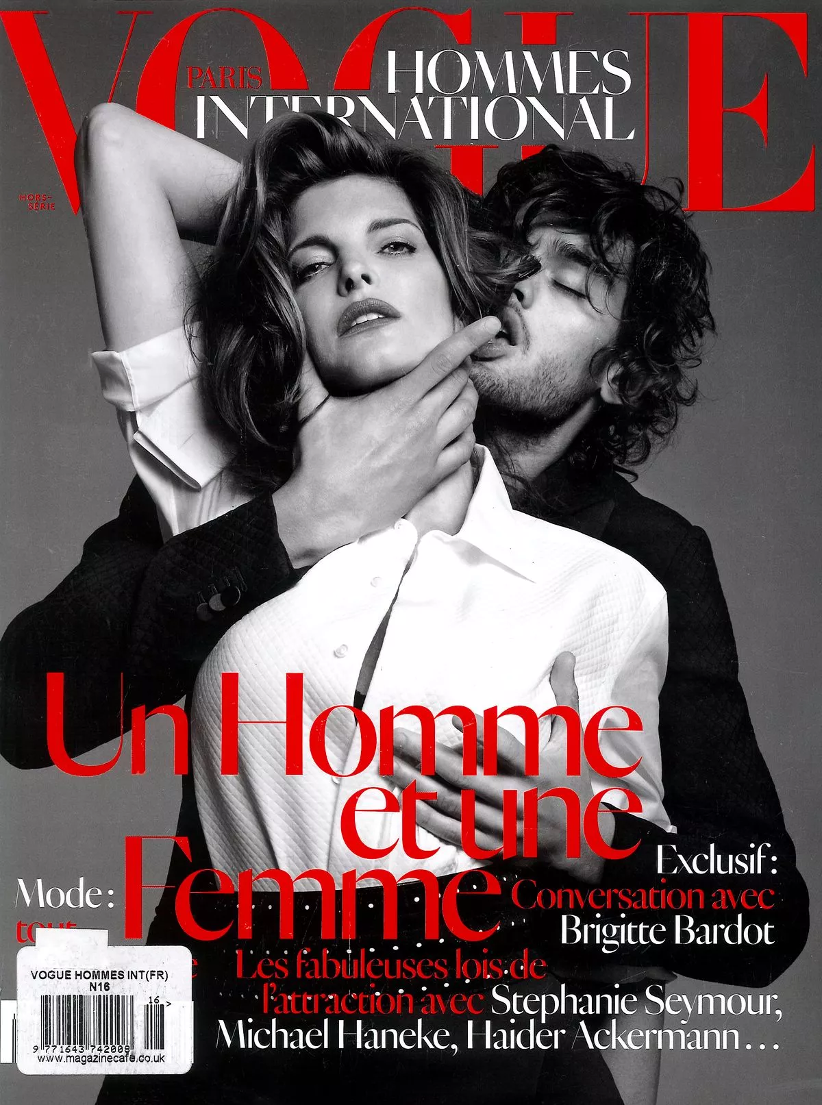 Стефани Сеймур и Марлон Тейшейра в объективе Терри Ричардсона для Vogue Hommes International