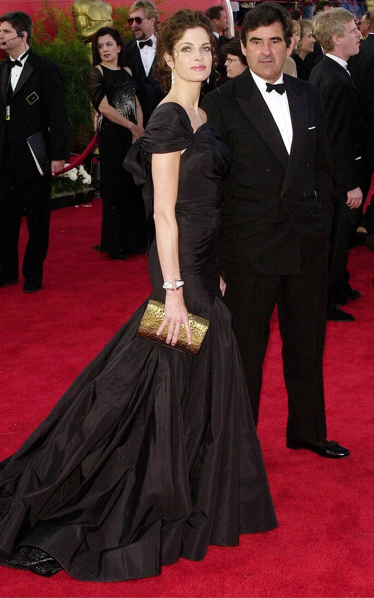 Стефани Сеймур с мужем Питером Брантом на 73-й церемонии вручения премии «Оскар»