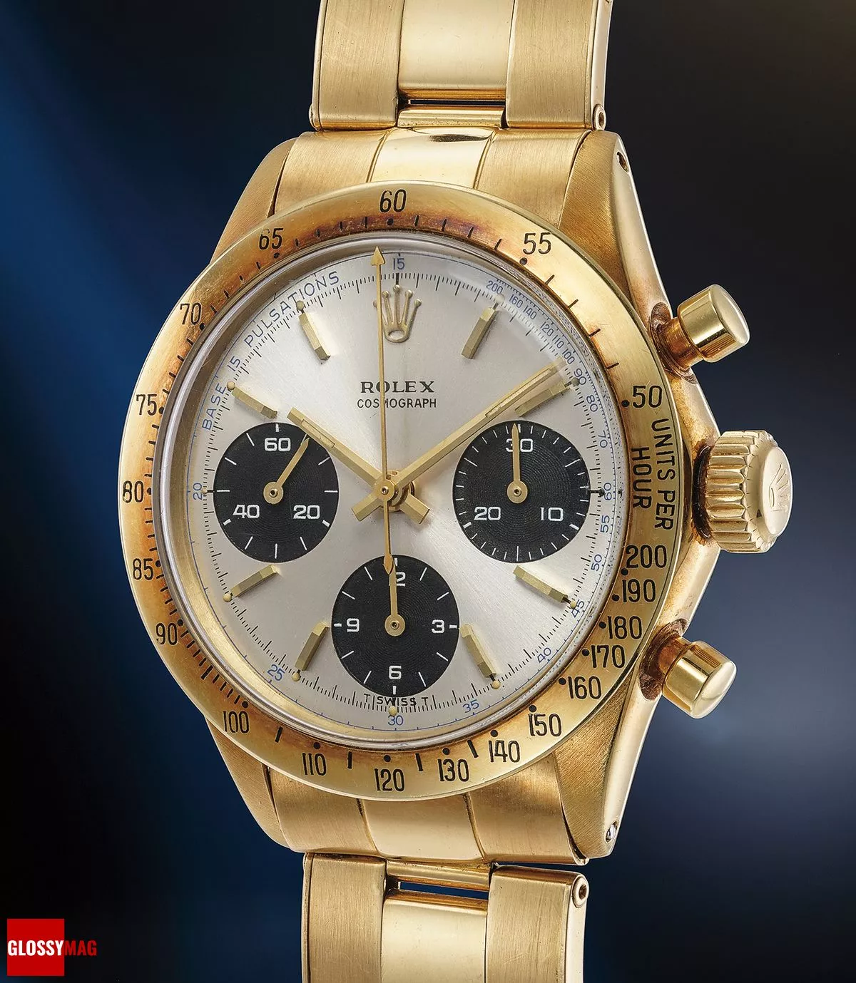 Часы Rolex Ref. 6239 «Crazy Doc» в корпусе из желтого золота (ок. 1968 г.), ранее принадлежавшие Эрику Клэптону
