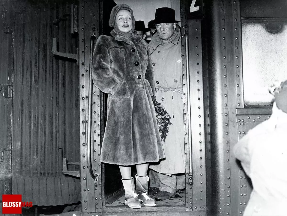 Актеры Марлен Дитрих и Жан Габен, 1947 г.