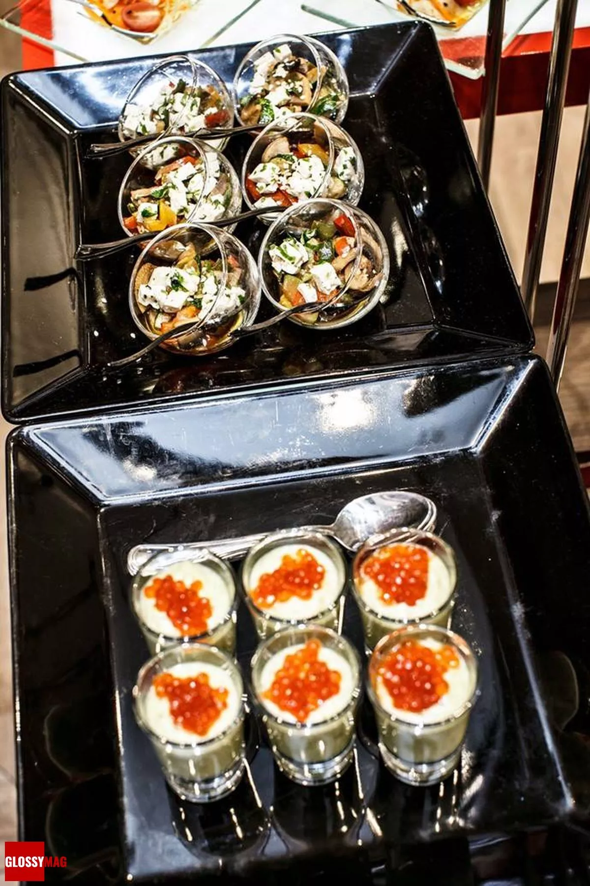 Блюда французской и корейской кухни, созданные Элеганс кейтеринг специально для открытия монобутика Erborian, фото 1