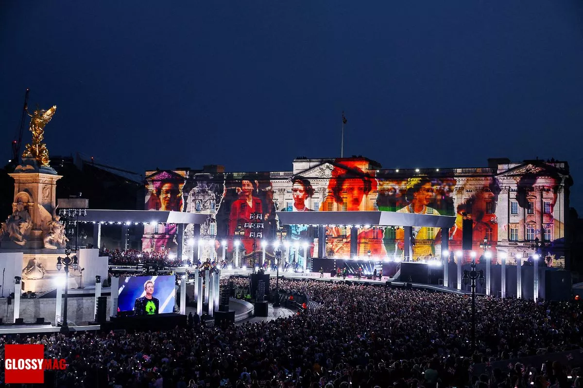 Британская рок-группа Duran Duran выступает на Платиновой вечеринке в Букингемском дворце, 4 июня 2022 г.