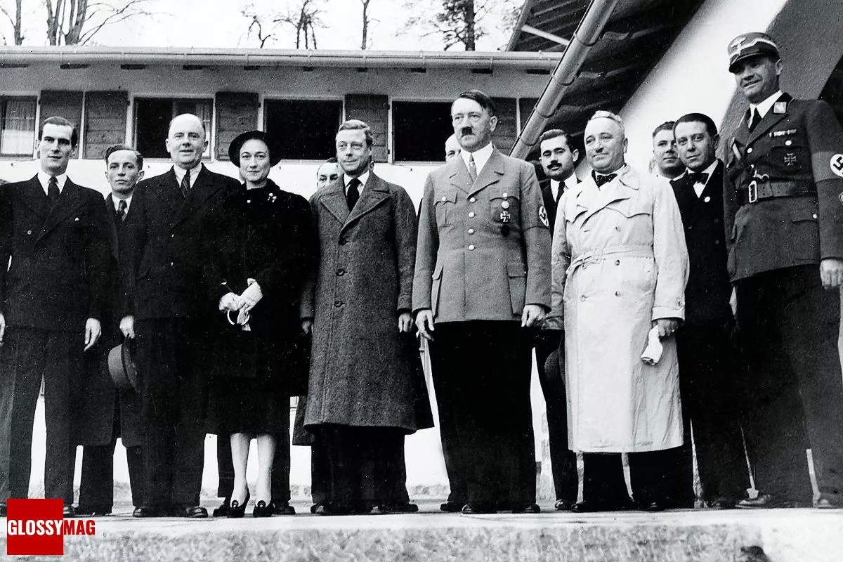 Герцог и герцогиня Виндзорские с Гитлером, 1937 г.