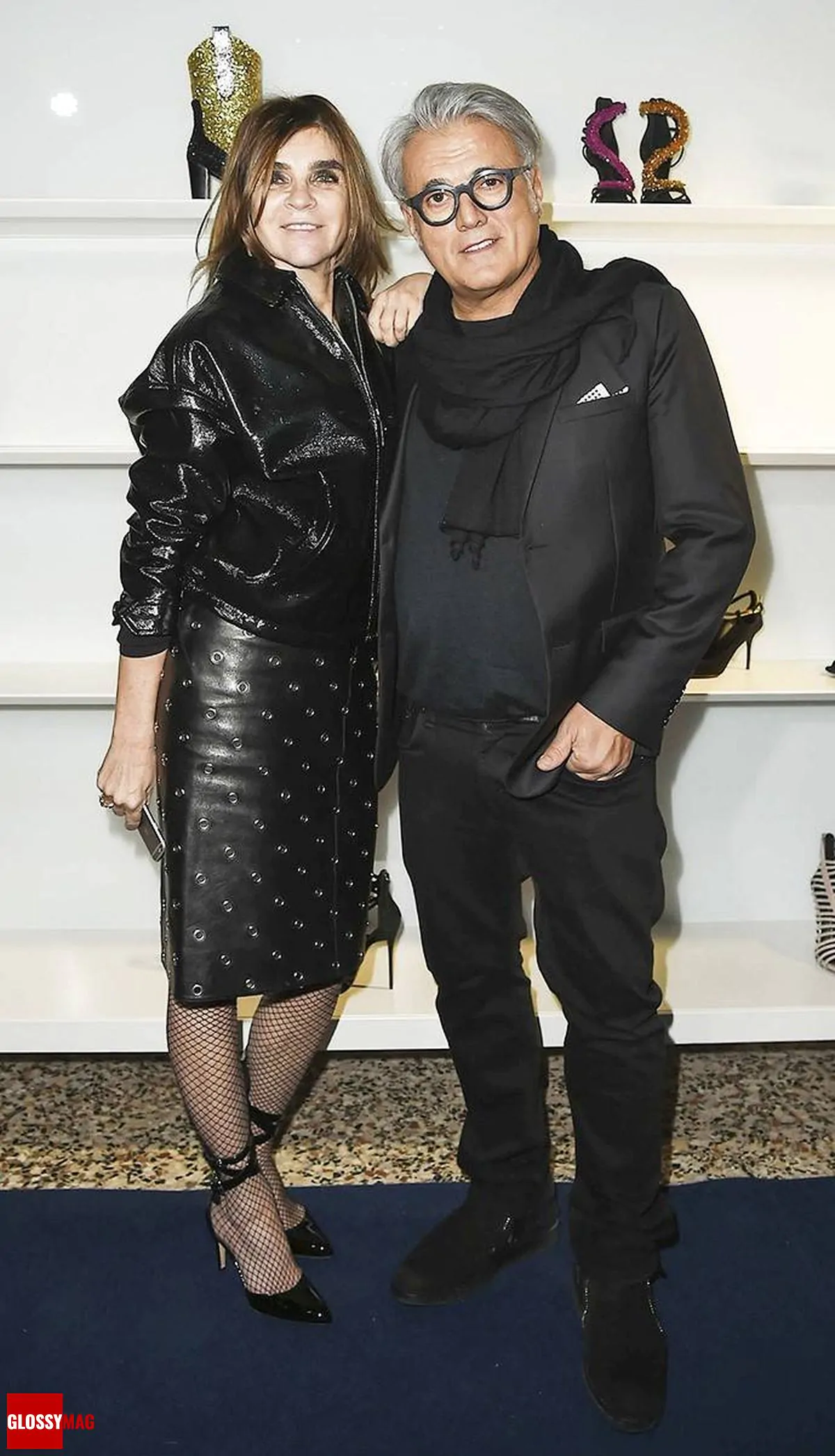 Карин Ройтфельд — главный редактор французской версии журнала Vogue с 2001 по 2011 год, Джузеппе Занотти
