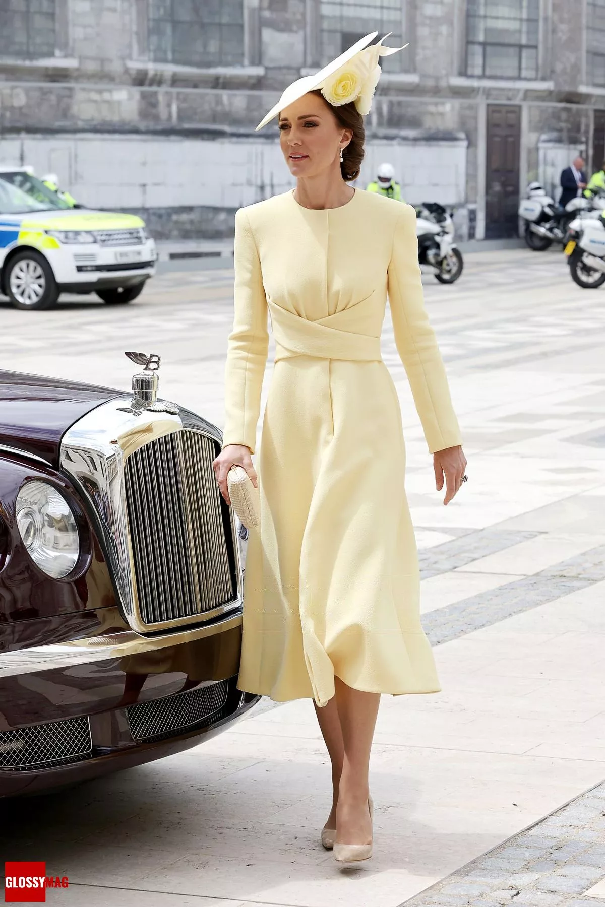 Кэтрин, герцогиня Кембриджская на службе благодарения в соборе Святого Павла в Лондоне, 3 июня 2022 г., фото 1