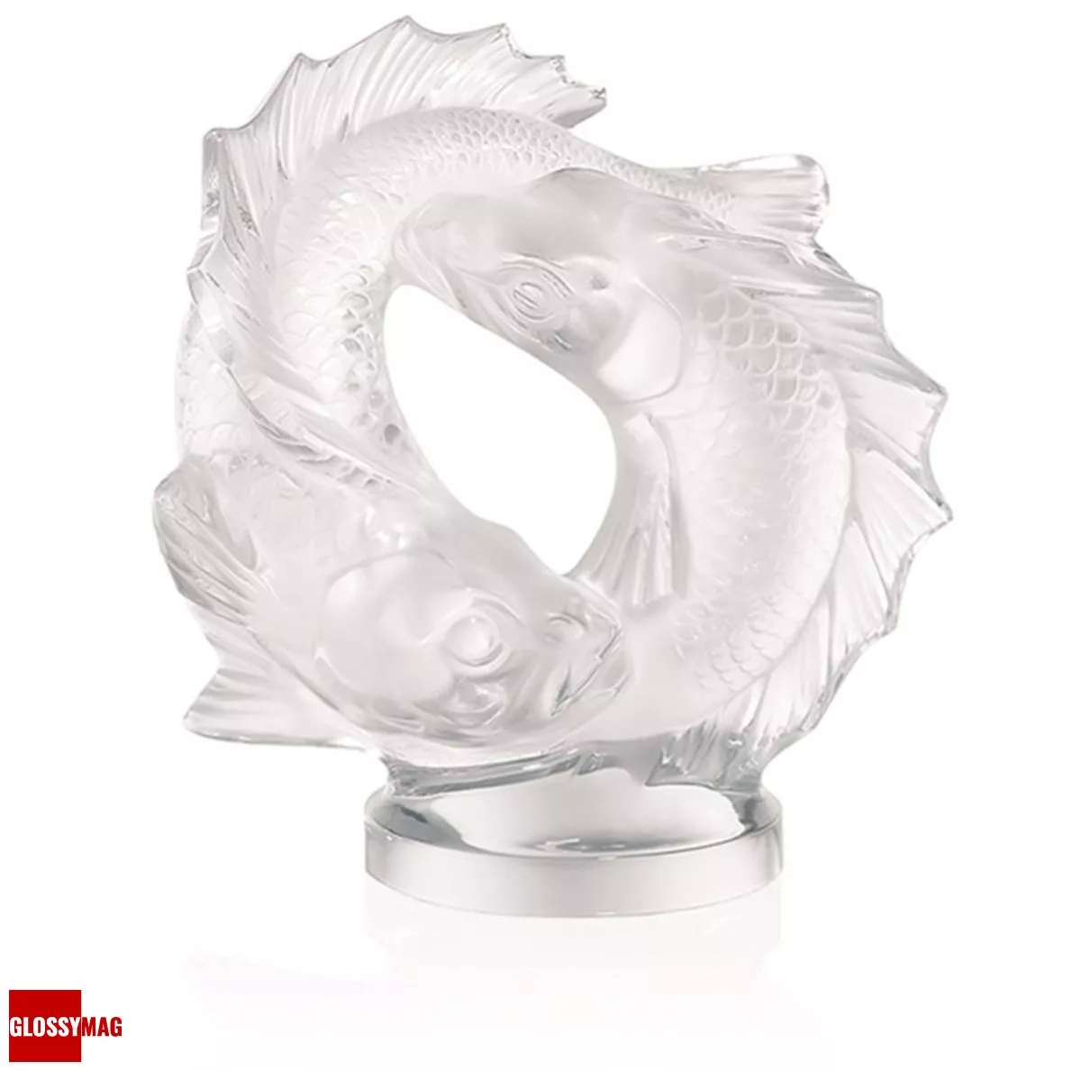 Lalique, скульптура Double Fish