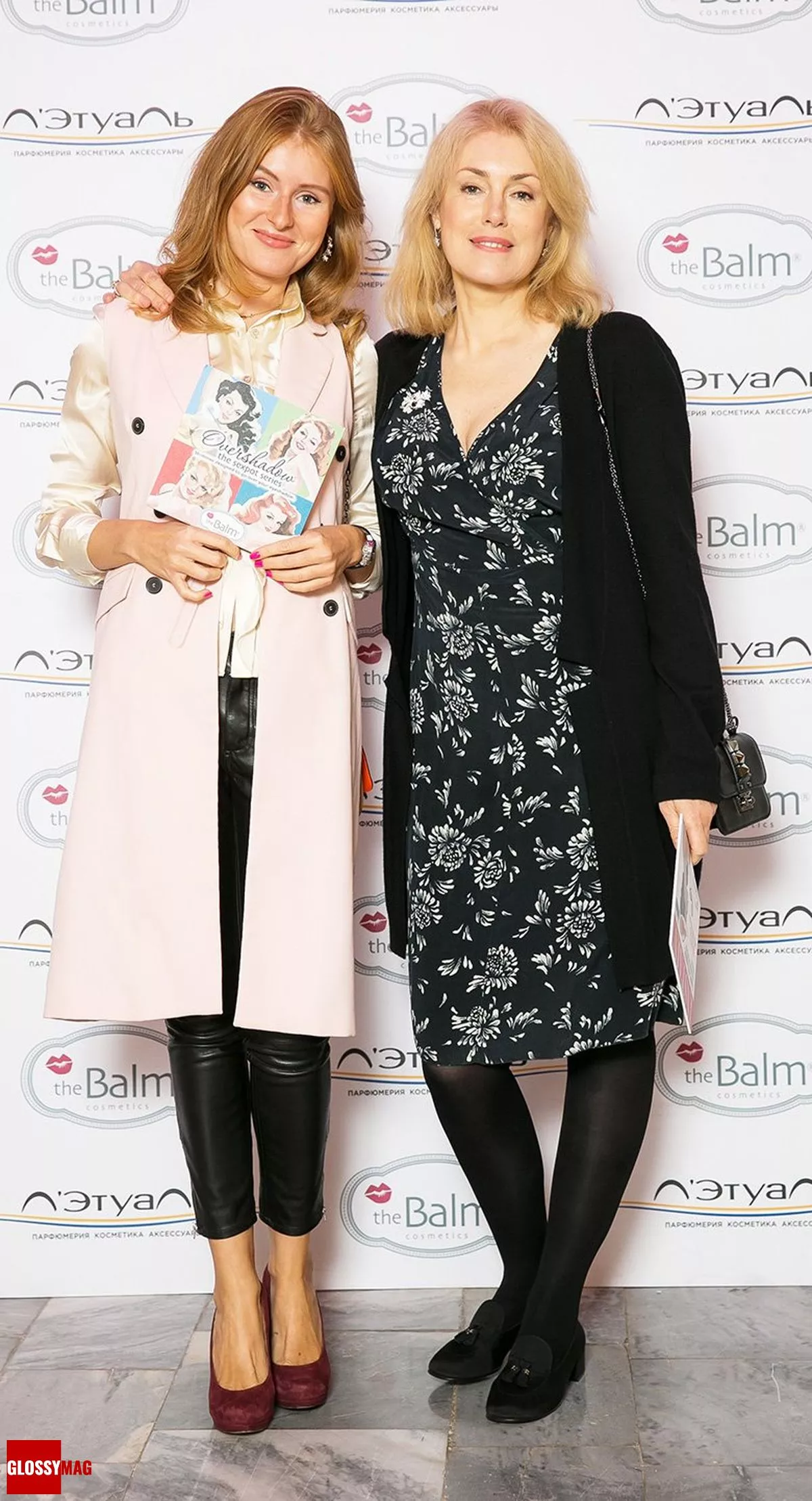Мария Шукшина с дочерью Анной на мероприятии, посвященном запуску марки theBalm в сети магазинов Л’Этуаль, 30 августа 2017 г.