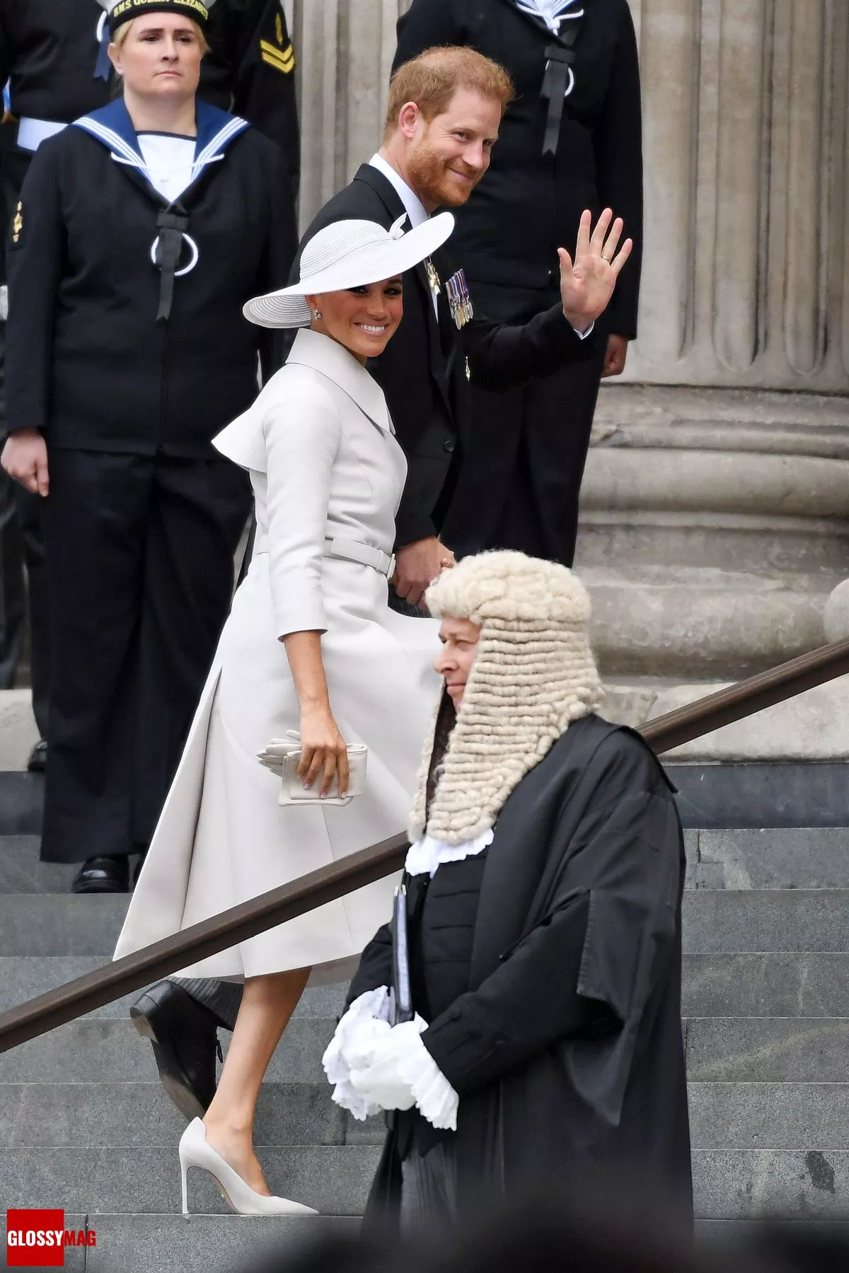 Меган, герцогиня Сассекская и принц Гарри, герцог Сассекский на службе благодарения в соборе Святого Павла в Лондоне, 3 июня 2022 г., фото 2