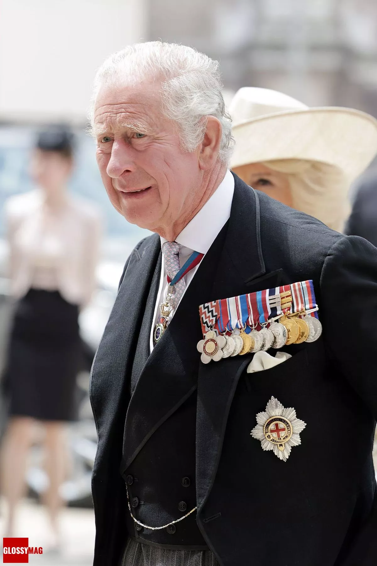 Принц Чарльз, принц Уэльский на службе благодарения в соборе Святого Павла в Лондоне, 3 июня 2022 г.
