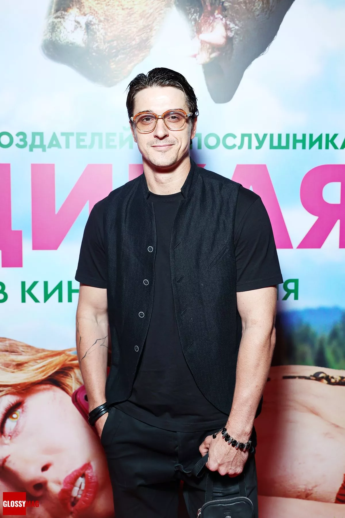 Станислав Бондаренко на премьере комедии «Дикая» в кинотеатре «Иллюзион», 21 июня 2022 г.