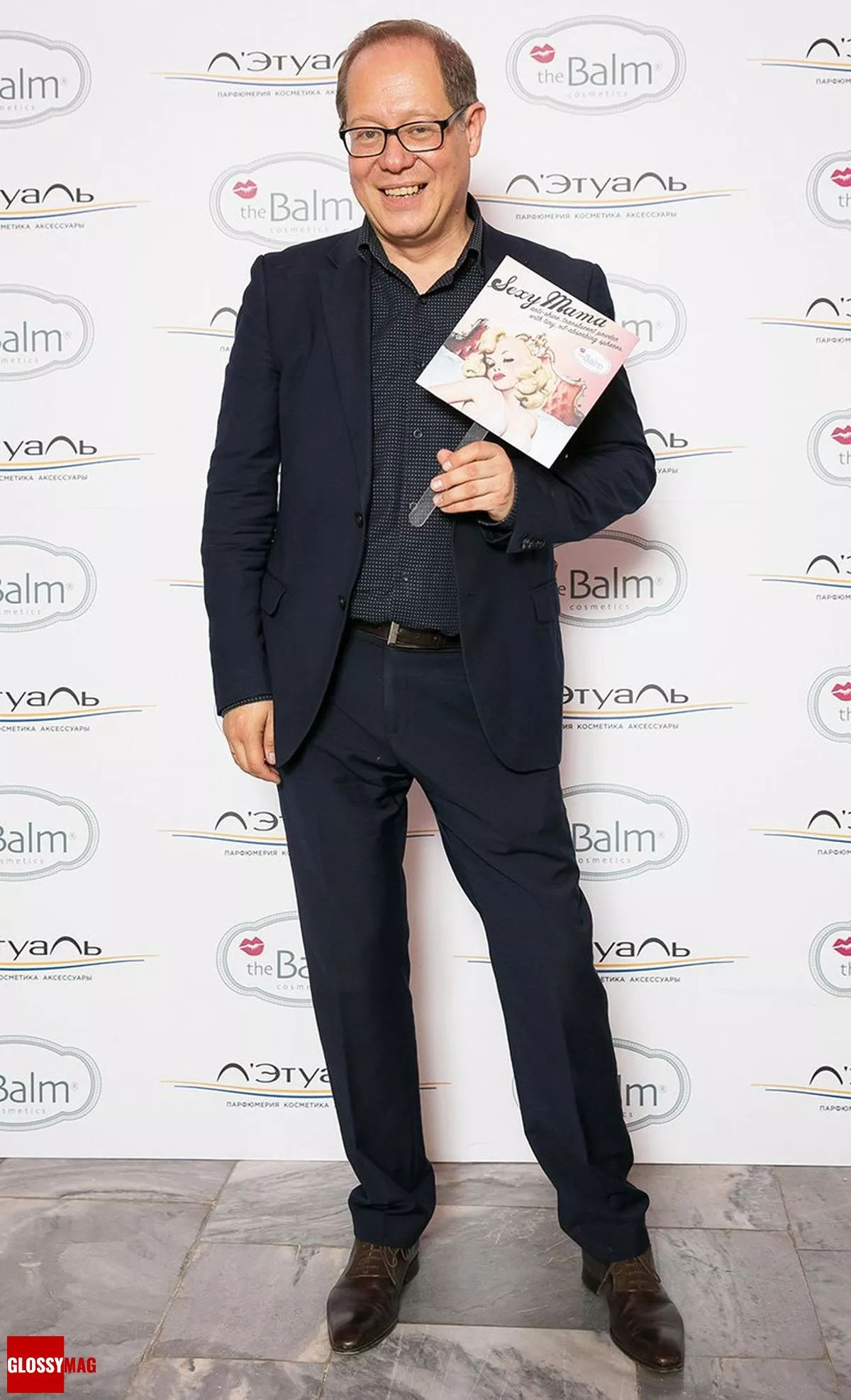 Вадим Курилов на мероприятии, посвященном запуску марки theBalm в сети магазинов Л’Этуаль, 30 августа 2017 г.