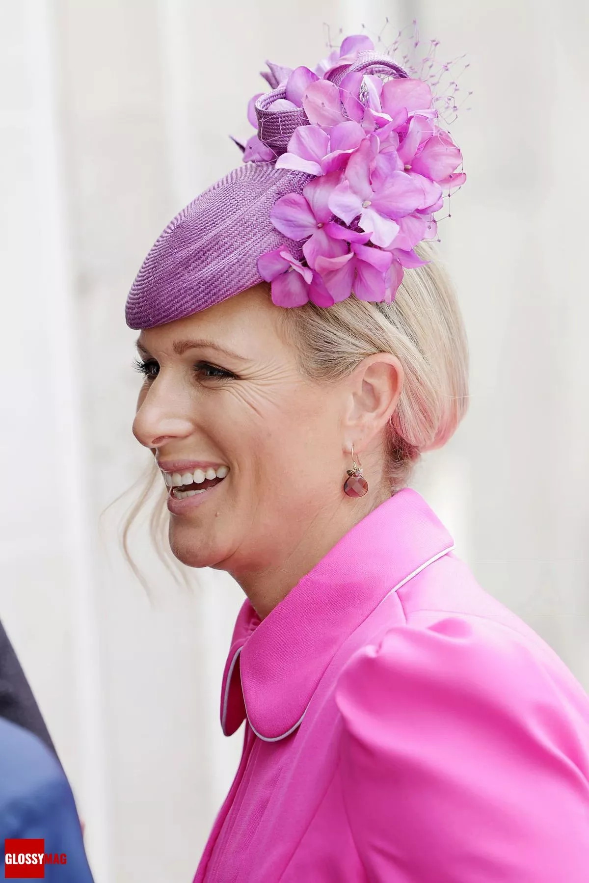 Зара Тиндел, дочь принцессы Анны на службе благодарения в соборе Святого Павла в Лондоне, 3 июня 2022 г.