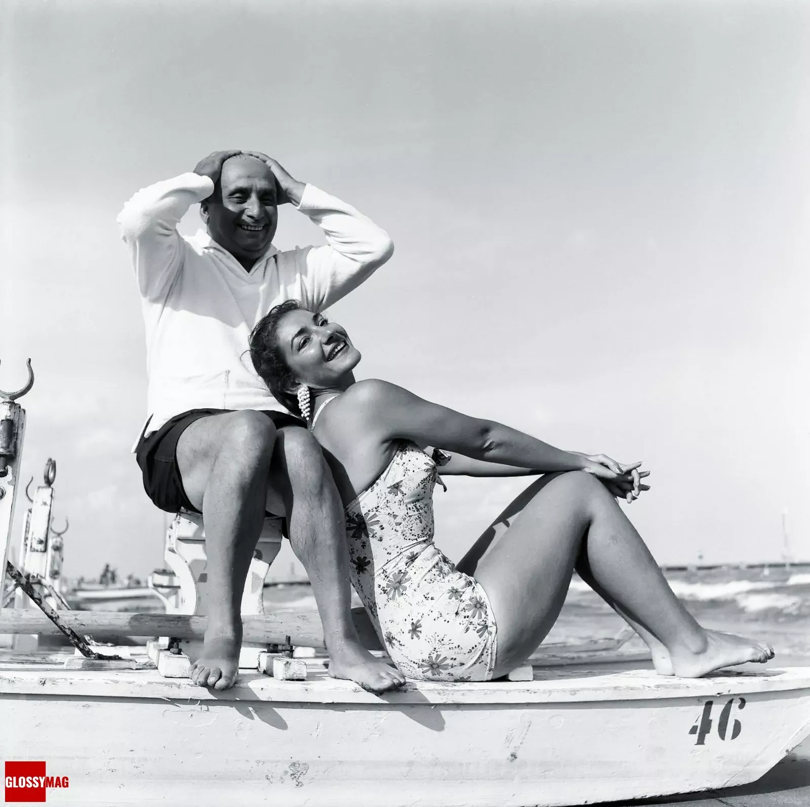 Американская оперная певица Мария Каллас с Джованни Баттиста Менегини, Венеция, 1942 г.