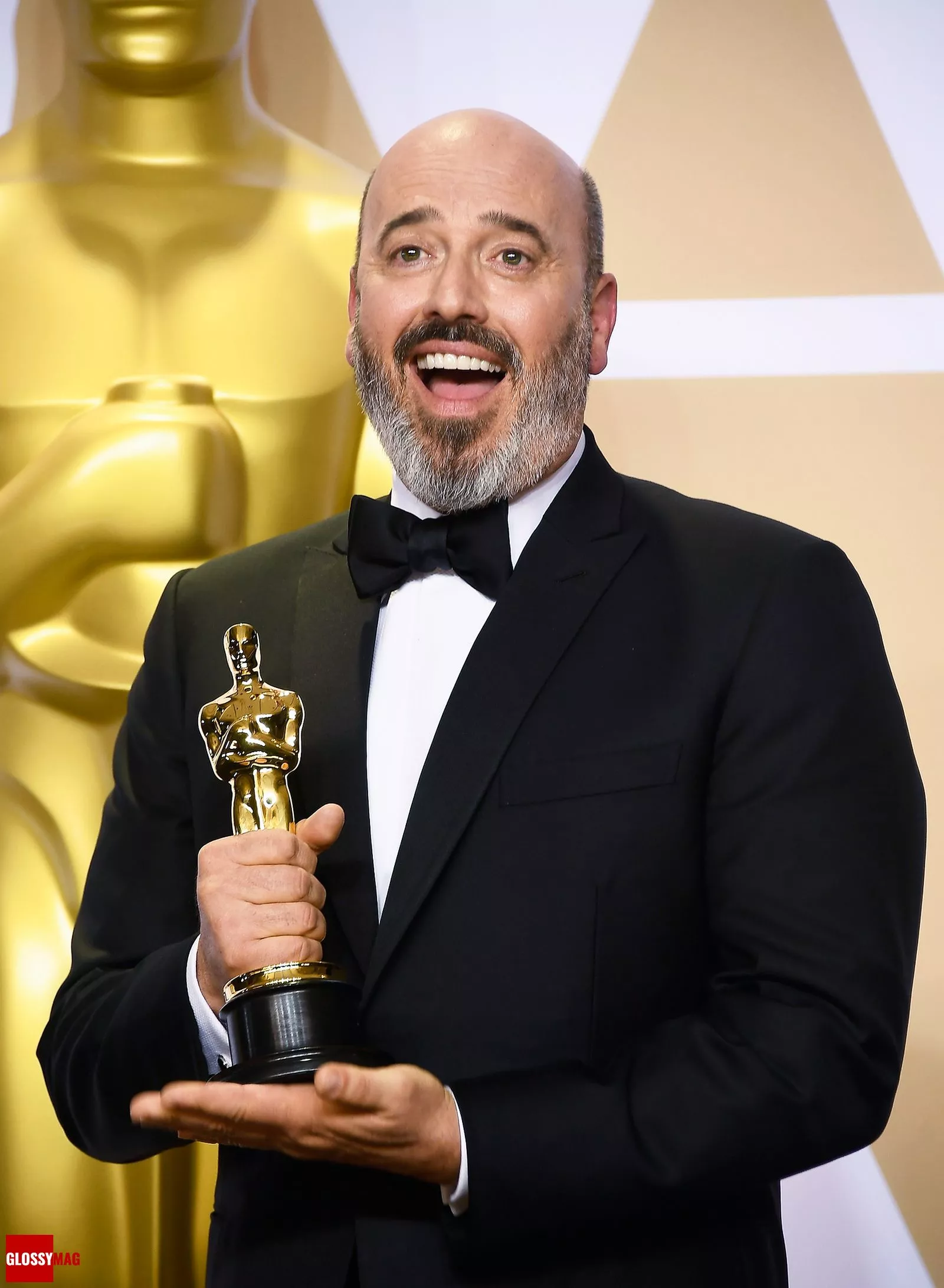 Марк Бриджес — лауреат 90-й церемонии вручения премии «Оскар» за фильм «Призрачная нить», 4 марта 2018 г.