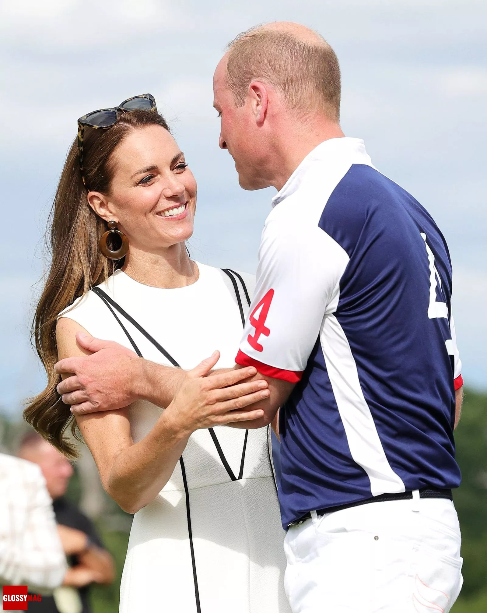 Кейт Миддлтон и принц Уильям на благотворительном матче по поло в Виндзоре, 6 июля 2022 г., фото 2