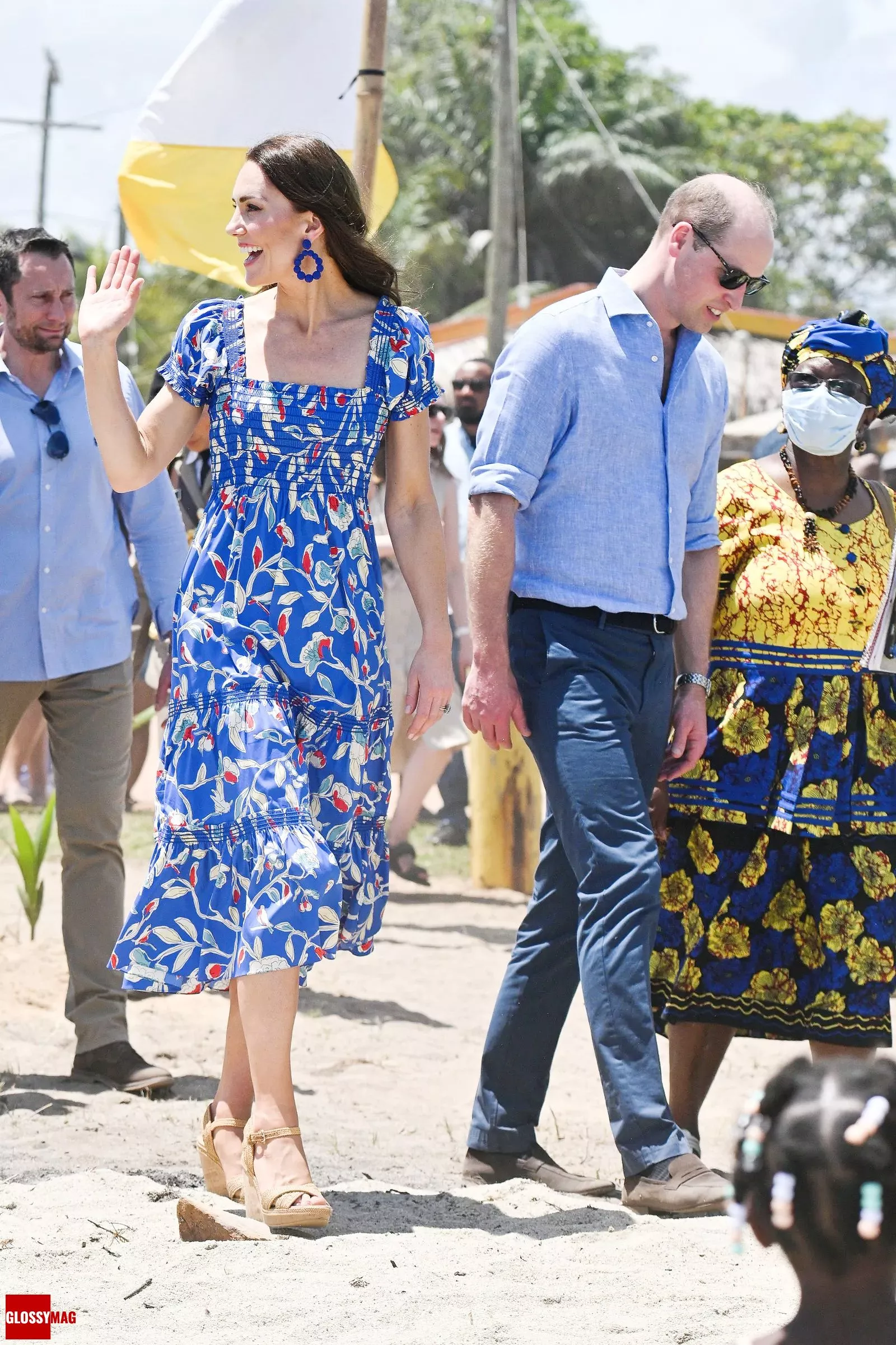 Кейт Миддлтон и принц Уильям во время Карибского тура 2022, фото 1