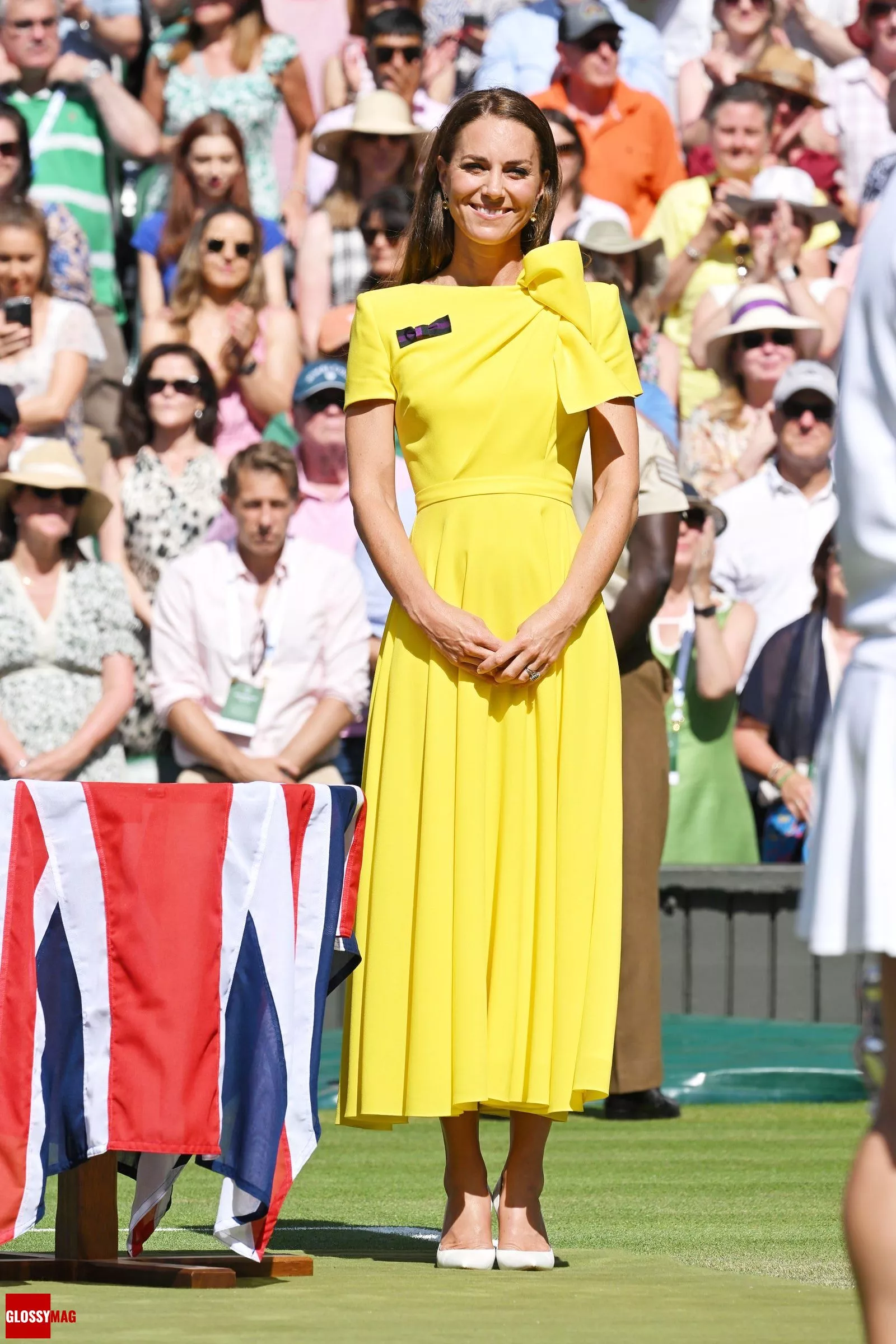 Кэтрин, герцогиня Кембриджская на Уимблдонском чемпионате по теннису в Лондоне, 15 июля 2018 г., фото 4