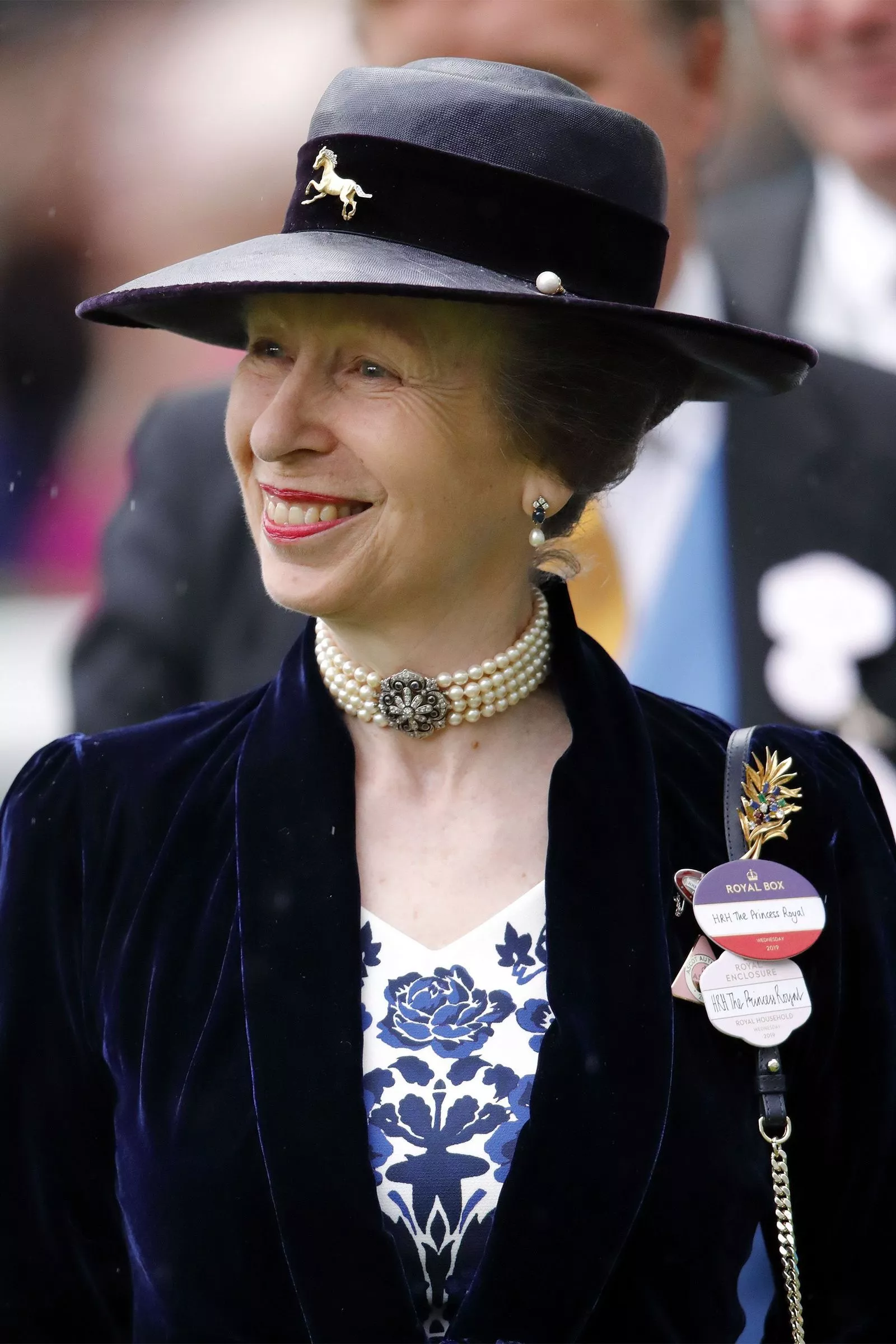 Принцесса Анна на королевских скачках Royal Ascot в Аскоте, 19 июня 2019 г.