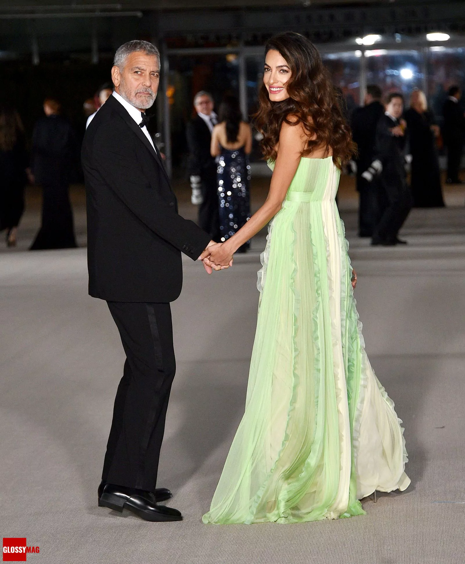 Амаль Клуни и Джордж Клуни на балу The Academy Museum Gala 2022 в Лос-Анджелесе, 15 октября 2022 г., фото 1