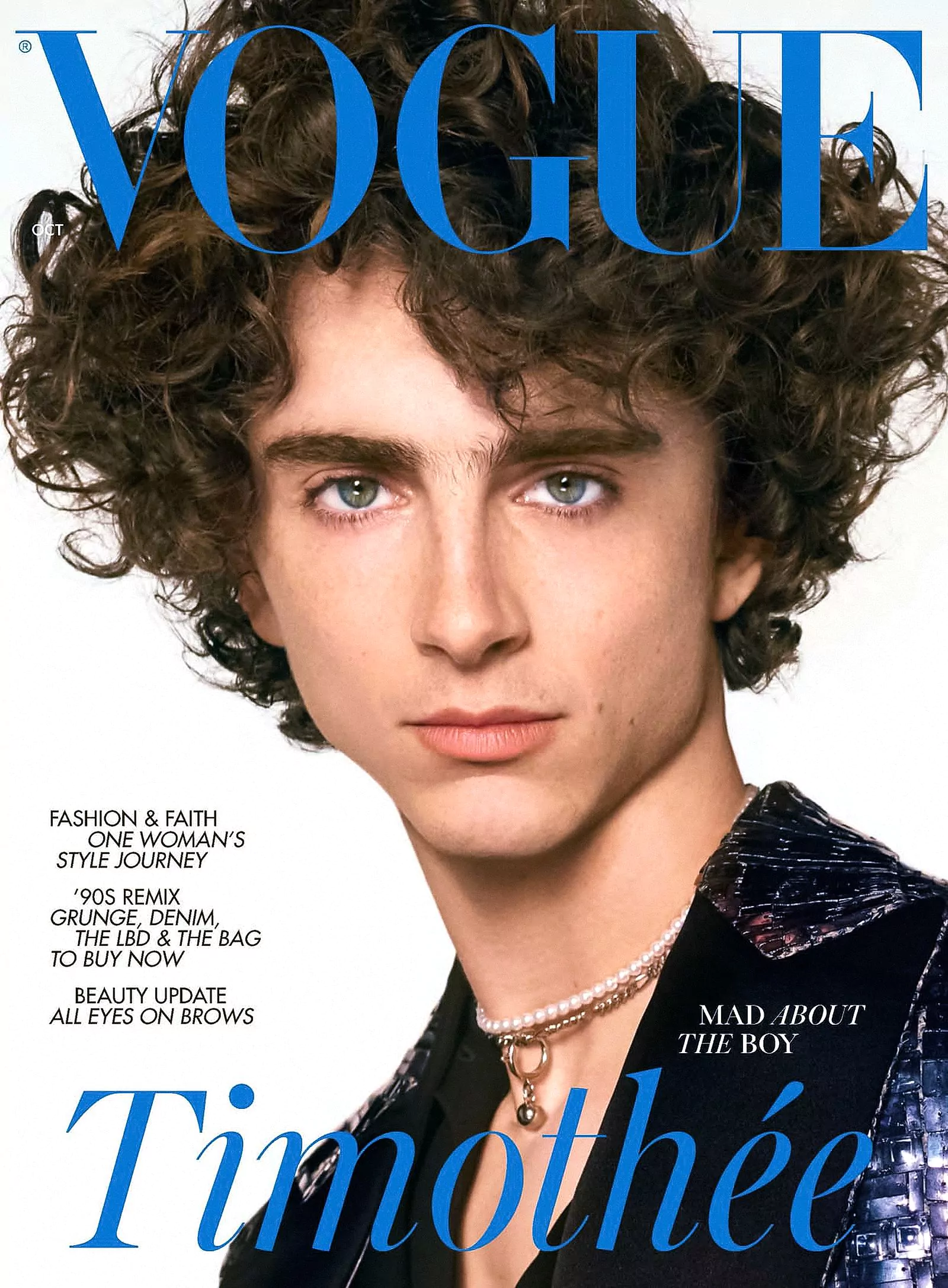 Тимоти Шаламе для Vogue UK, октябрь 2022, фото 1
