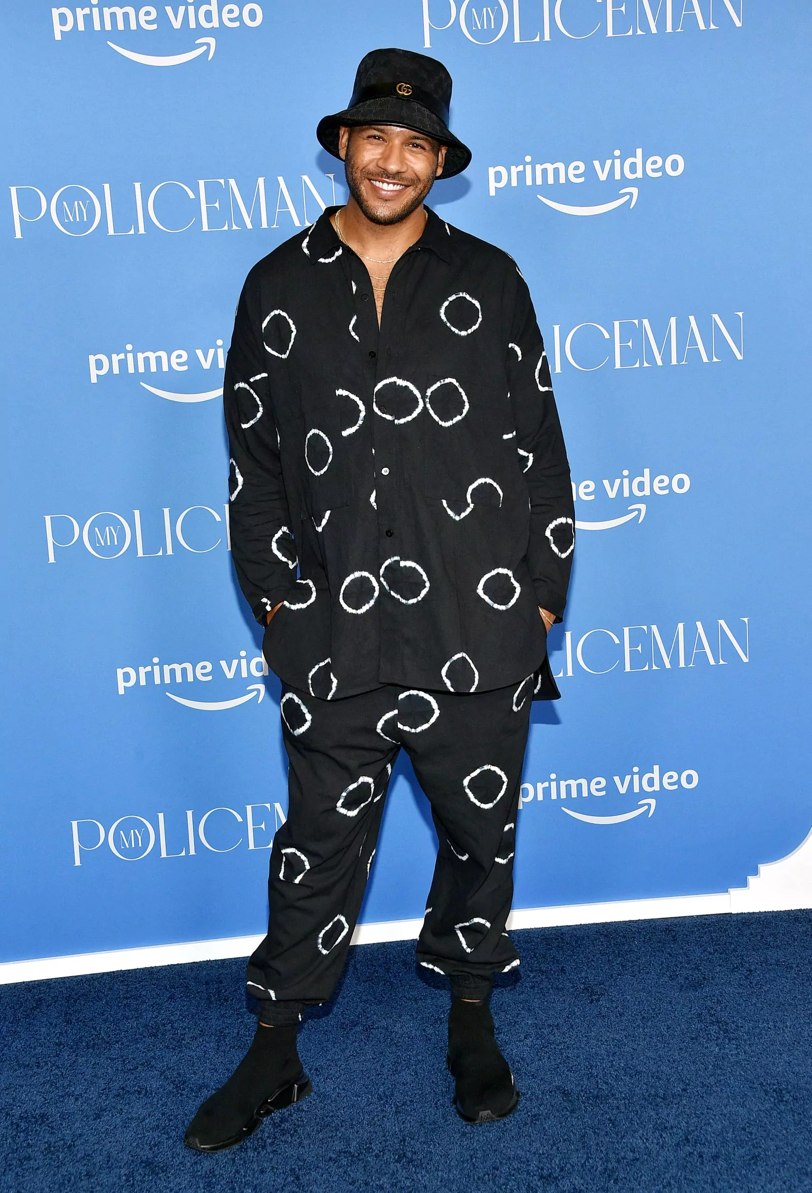Джеффри Бауэр-Чепман на премьере фильма «Мой полицейский» в Лос-Анджелесе, 1 ноября 2022 г.