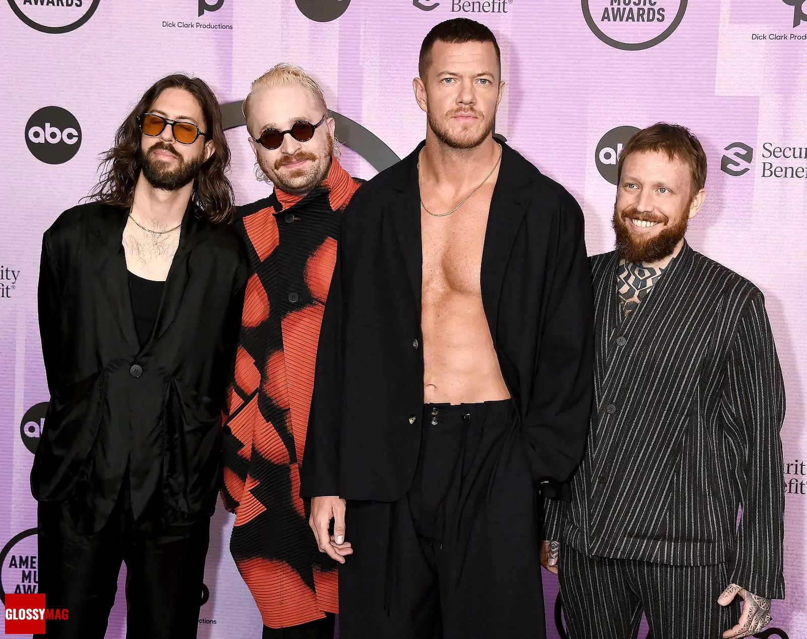 Группа Imagine Dragons на церемонии вручения премии American Music Awards 2022 в Лос-Анджелесе, 20 ноября 2022 г.