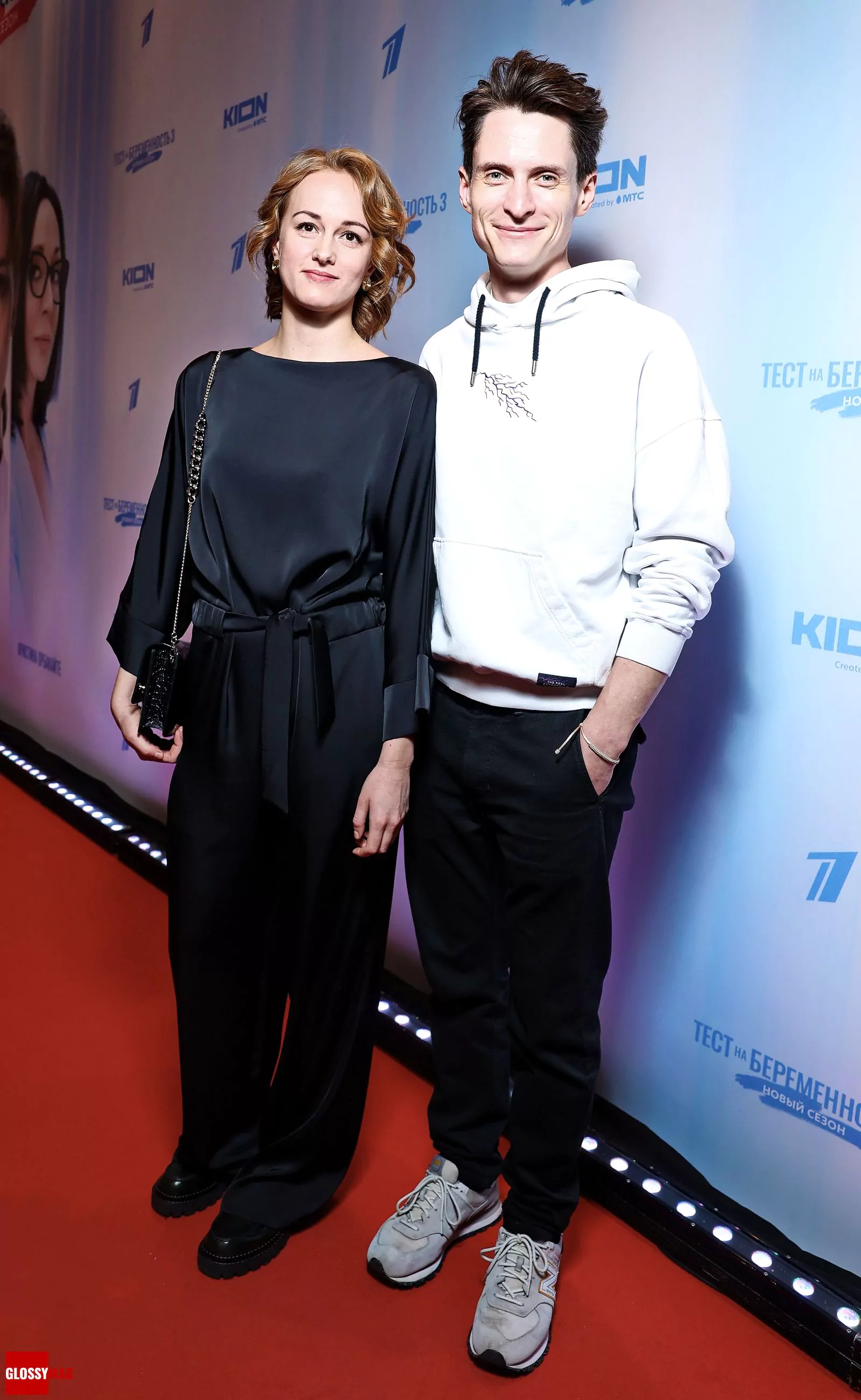 Павел Кузьмин и Серафима Огарева на премьере нового сезона сериала «Тест на беременность»
