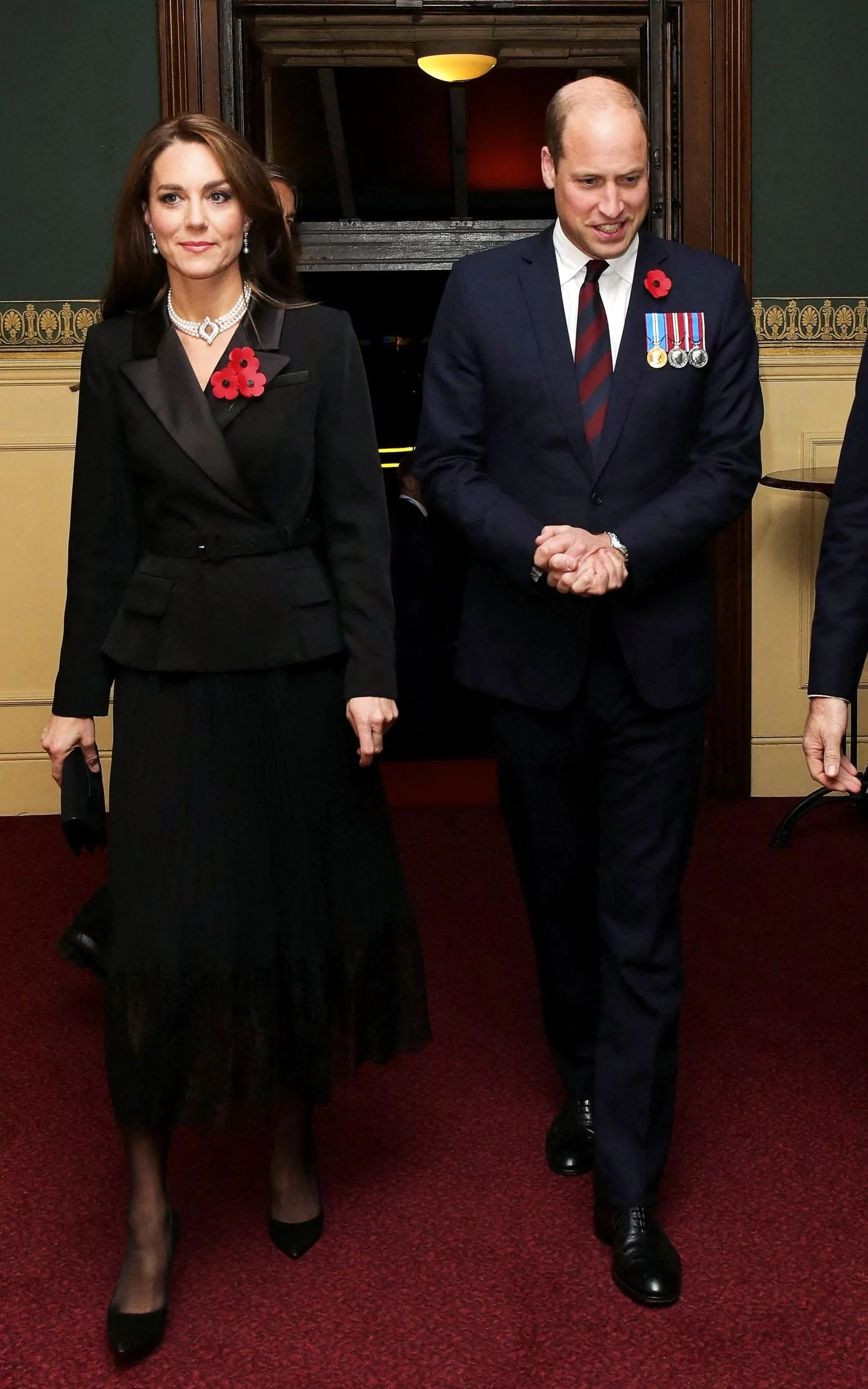 Принц Уильям, принц Уэльский, и Кэтрин, принцесса Уэльская на фестивале памяти Королевского британского легиона