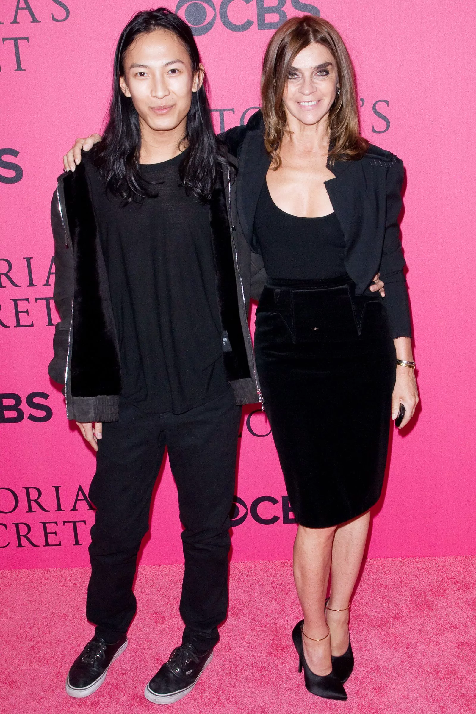 Александр Ванг и Карин Ройтфельд на шоу Victoria's Secret 2011 в Нью-Йорке, 9 ноября 2011 г.