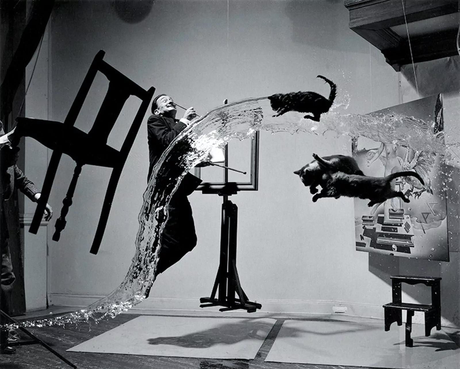 Dali Atomicus, фотограф Филиппе Халсман (Philippe Halsman), 1948 г.