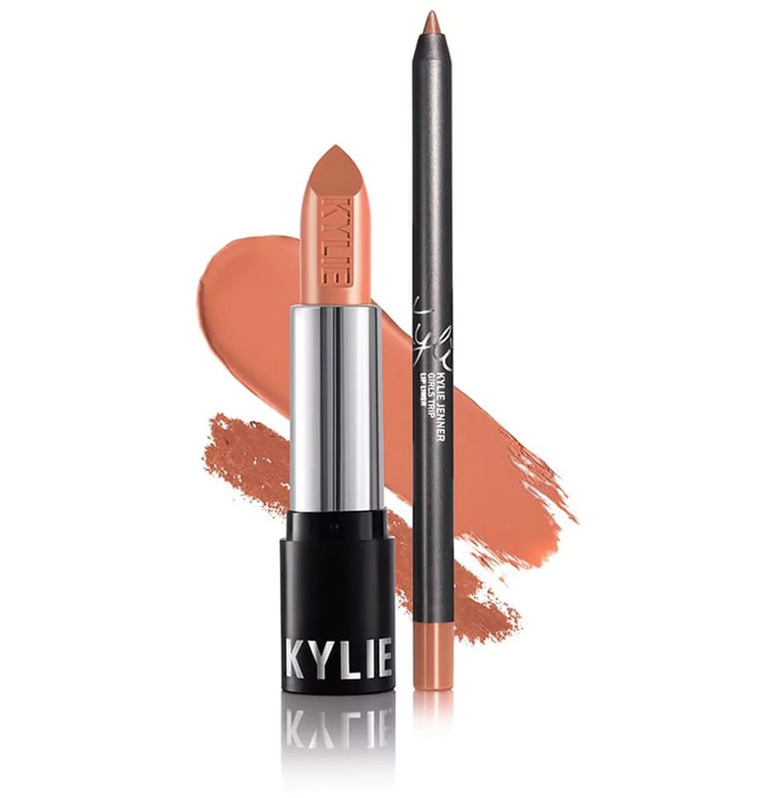 Kylie Cosmetics, матовая помада и лайнер для губ, оттенок «Fall in Love»