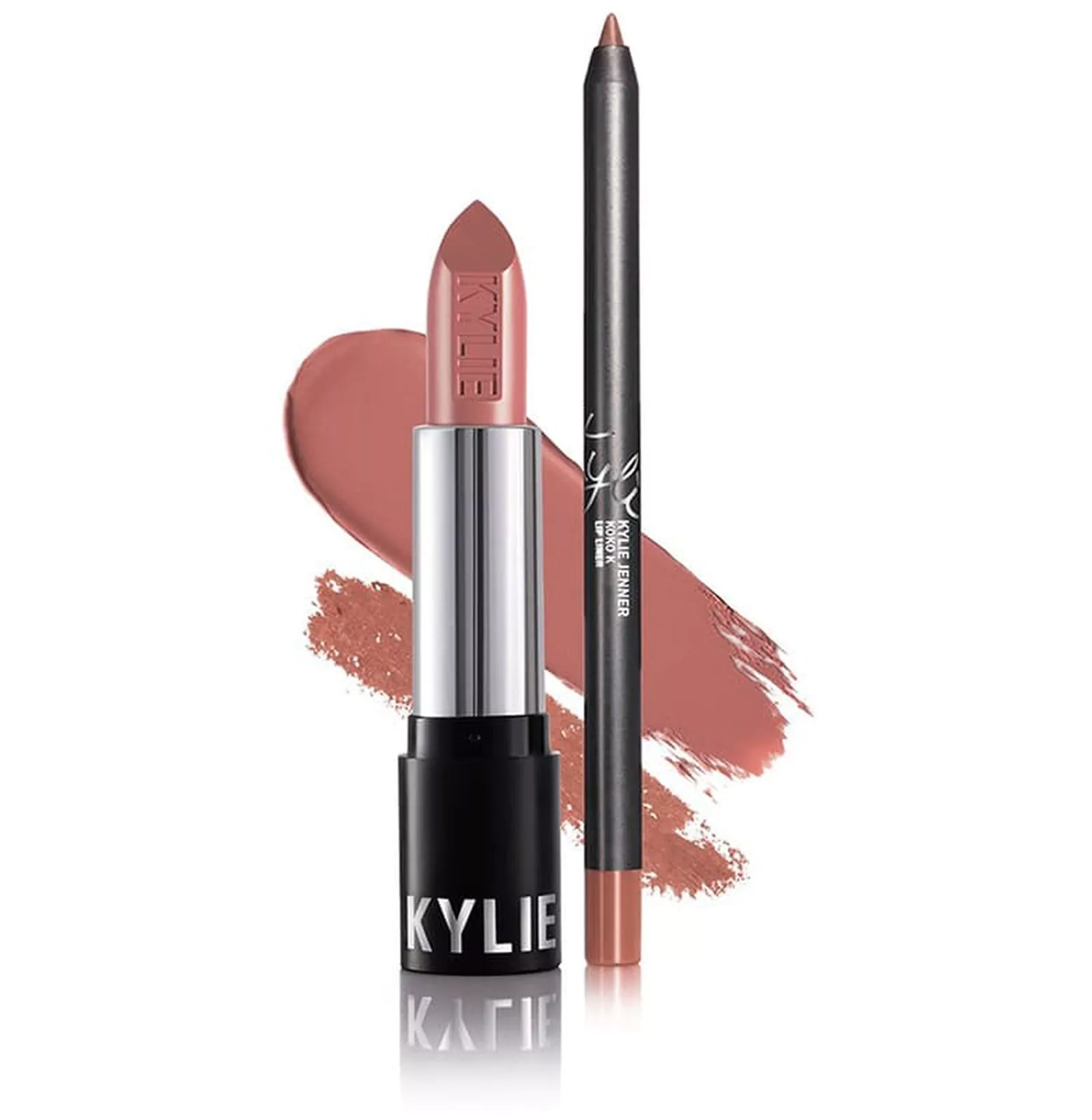 Kylie Cosmetics, матовая помада и лайнер для губ, оттенок «Girls Trip»