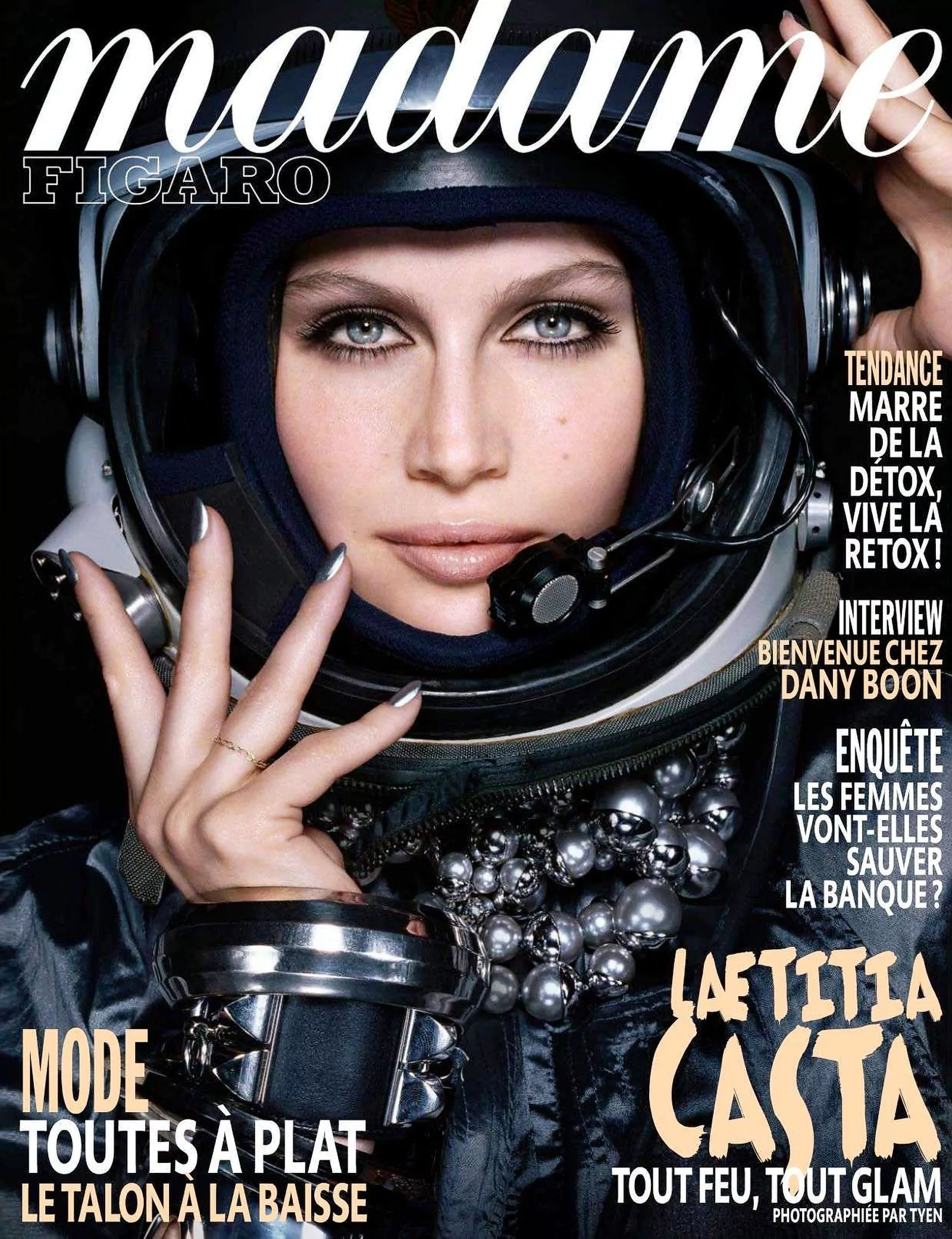 Летиция Каста на обложке журнала Madame Figaro