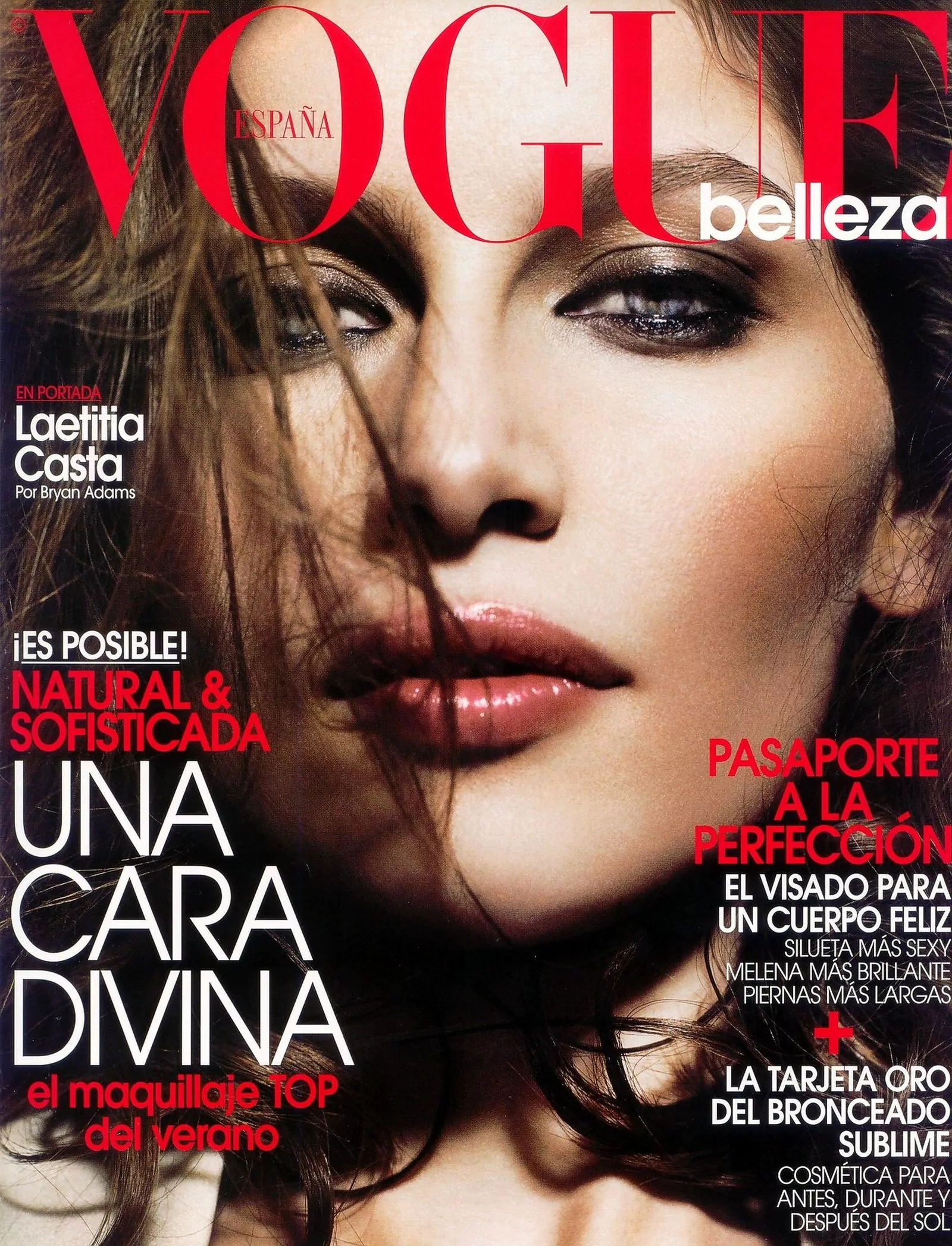 Летиция Каста на обложке журнала Vogue España, июль 2009 г.