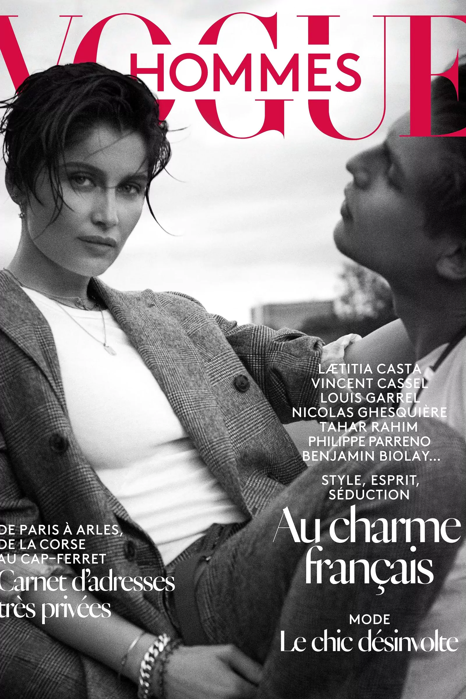 Летиция Каста на обложке журнала Vogue Hommes осень-зима 2015-2016