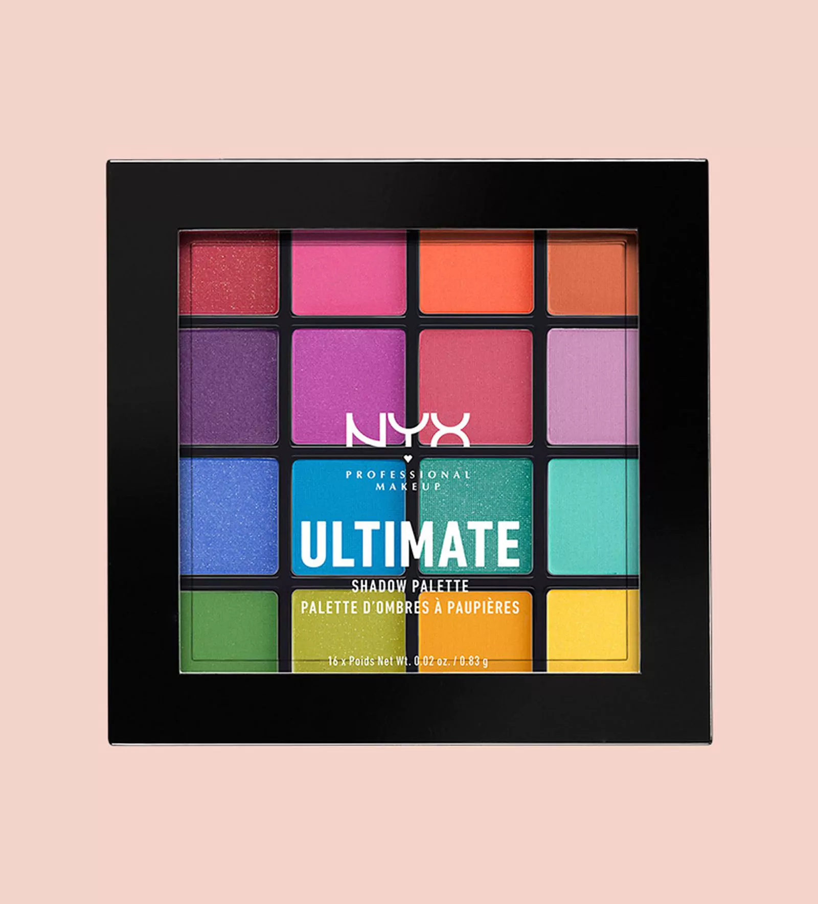 NYX NYX Ultimate Shadow Palette, палитра оттенков 04 Brights, фото 1