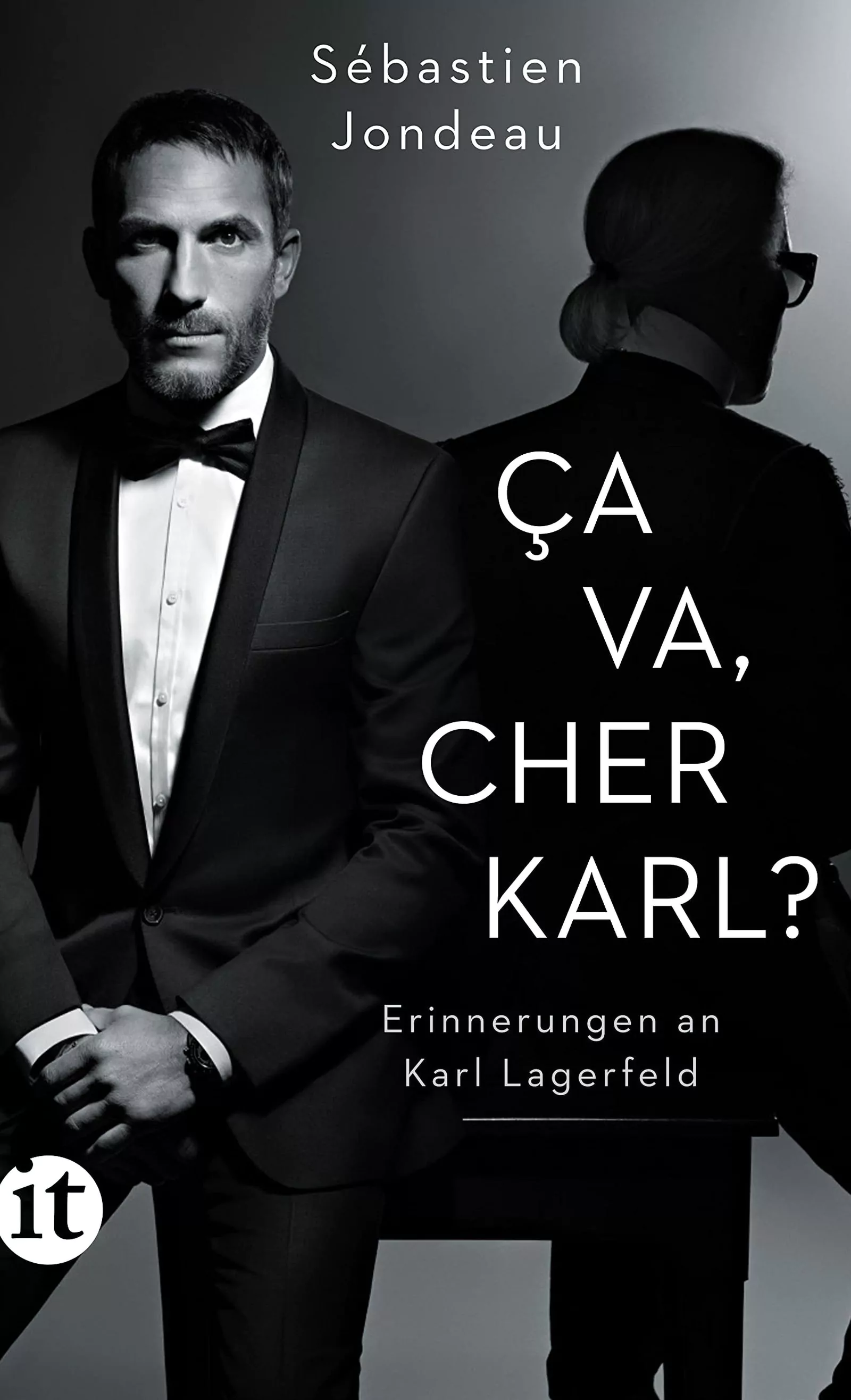 Обложка книги «Ça Va, Cher Karl?», изданной Себастьяном Жондо и Виржини Музой