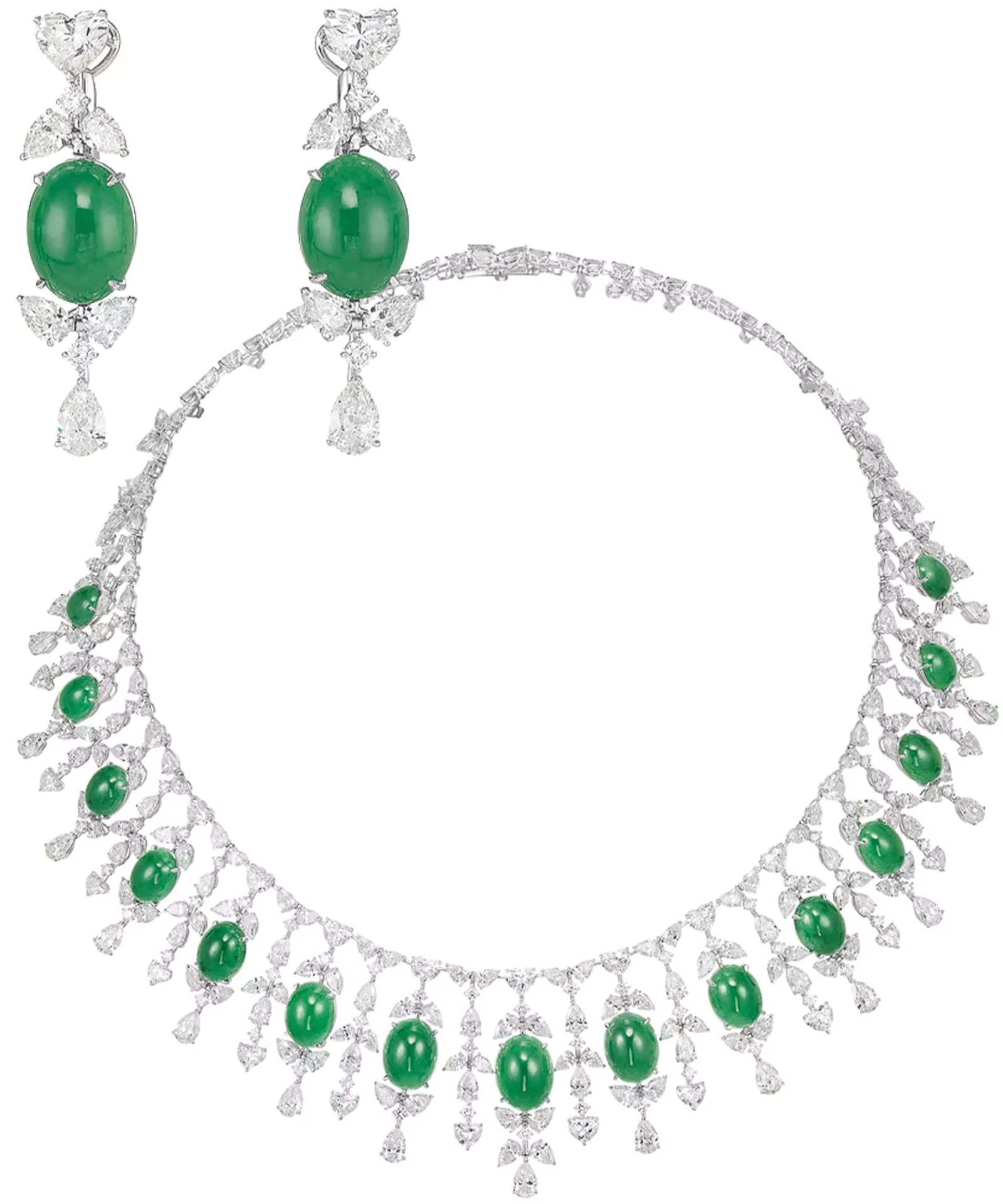 Ожерелье Chopard и серьги из коллекции Chopard Haute Joaillerie
