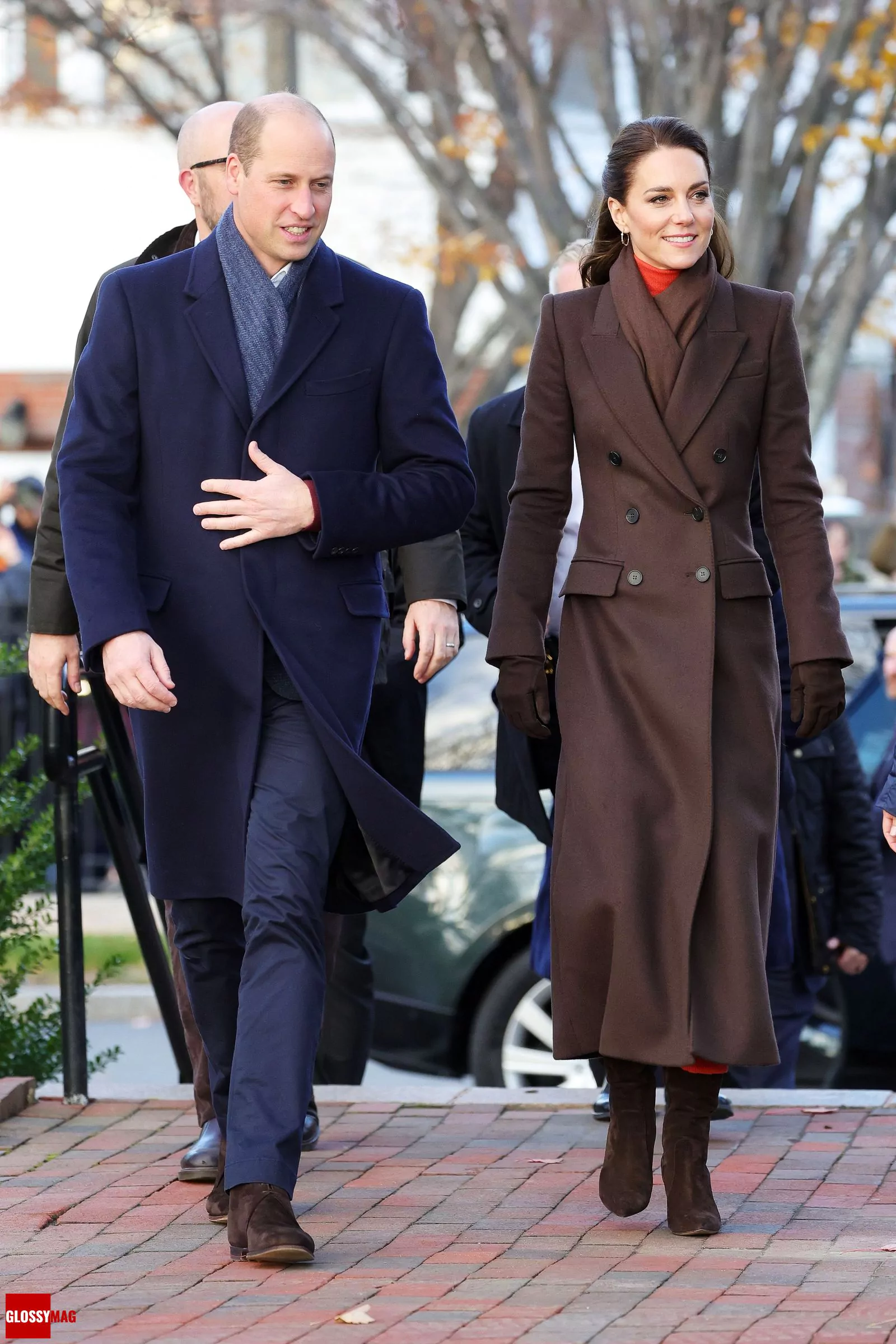 Принц Уэльский Уильям и принцесса Уэльская Кэтрин посещают береговую охрану Boston Harbor Defenses, 1 декабря 2022 г., фото 1